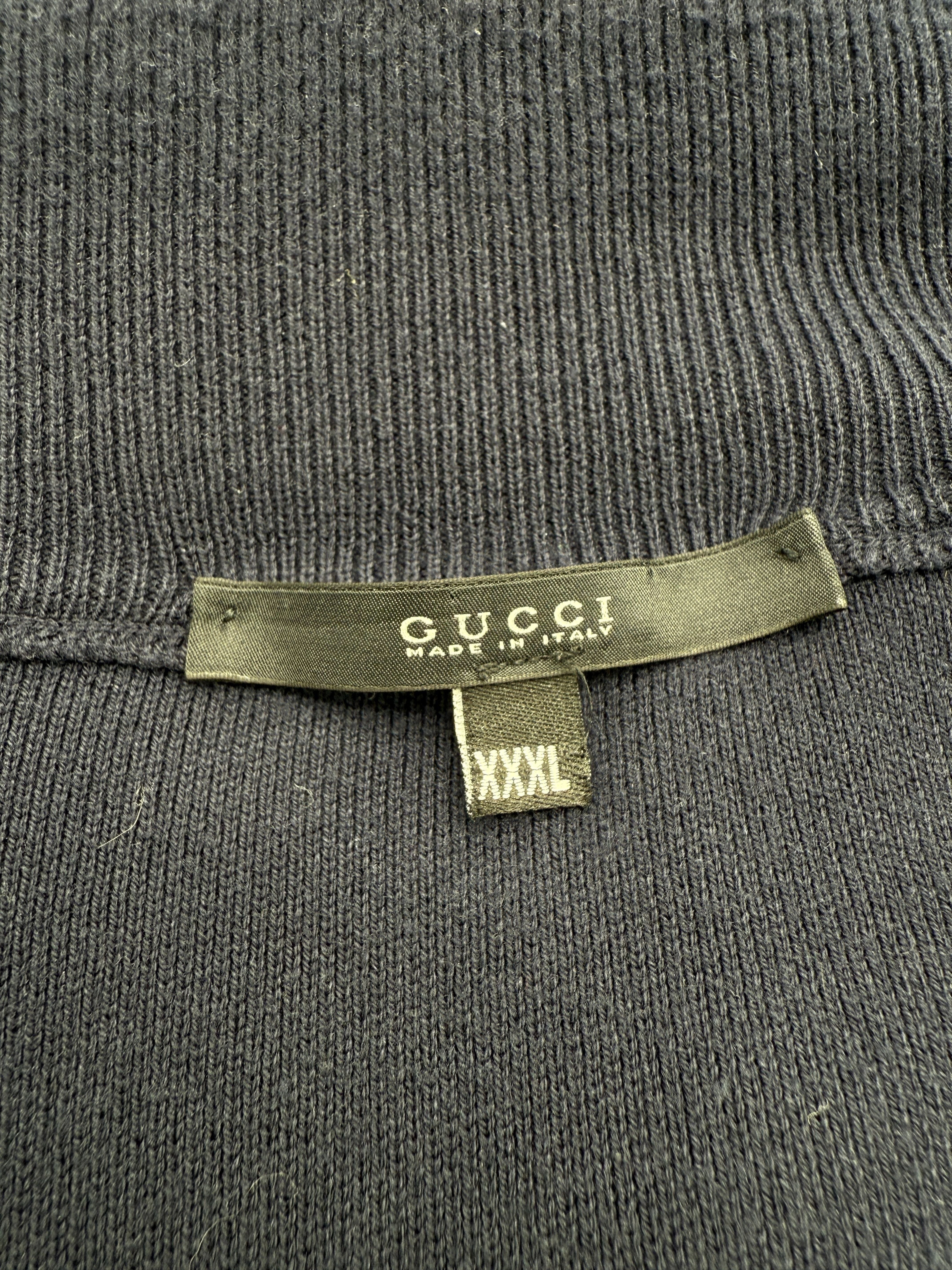 Gucci GG Jersey Cotton Jacket - Navy