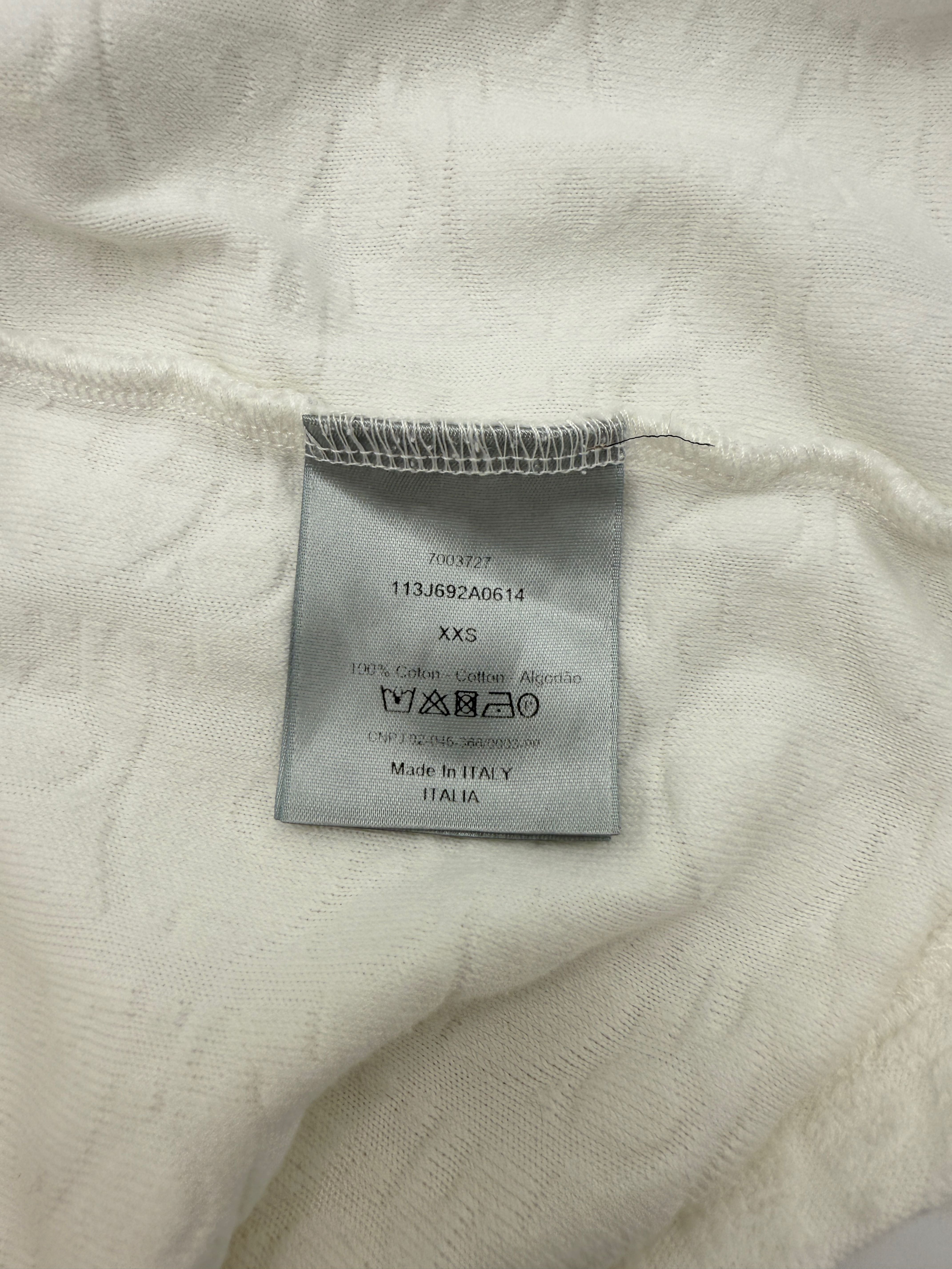 Dior Towel Oblique Relaxed-Fit T-Shirt - White Dior