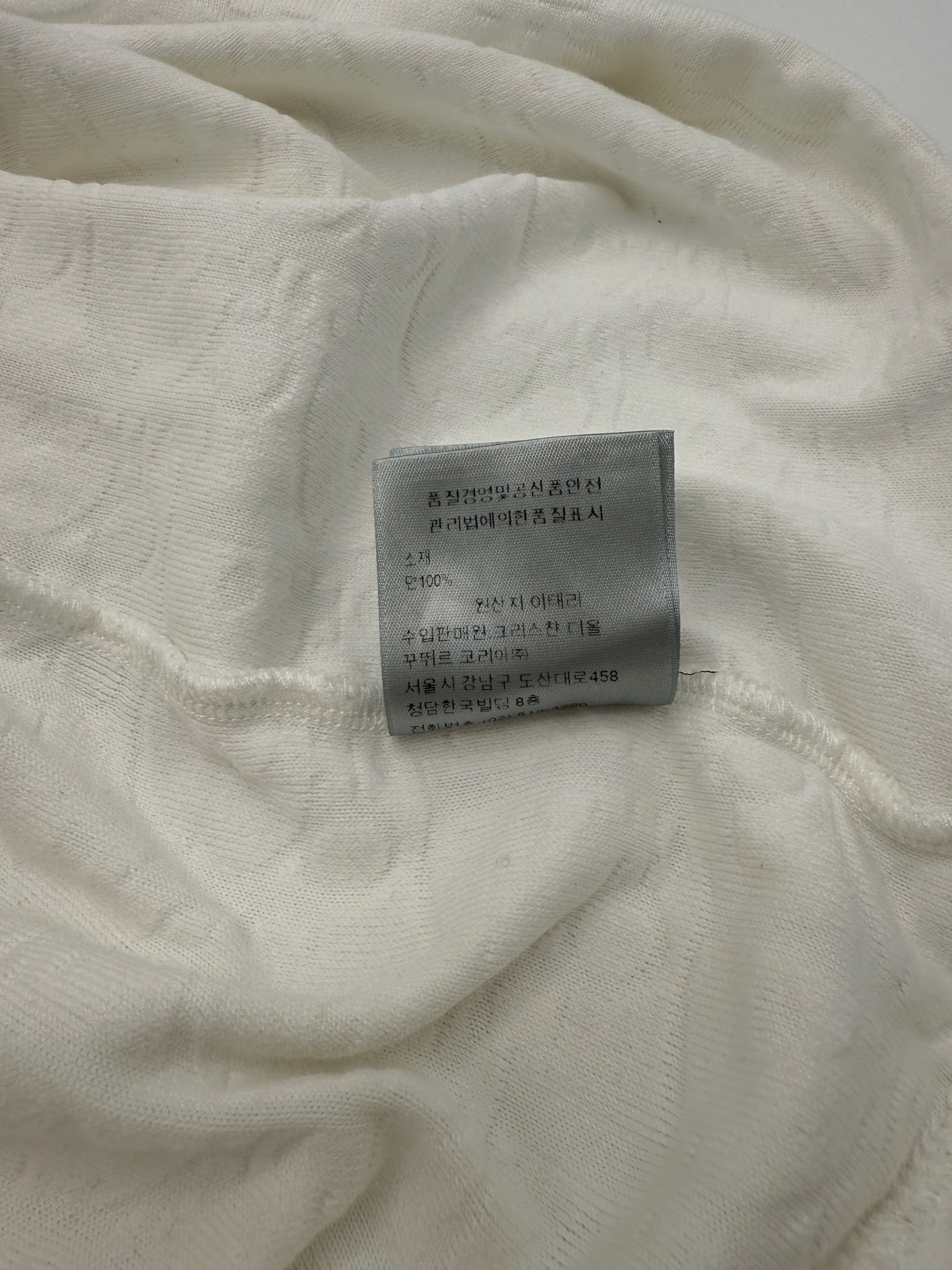 Dior Towel Oblique Relaxed-Fit T-Shirt - White Dior
