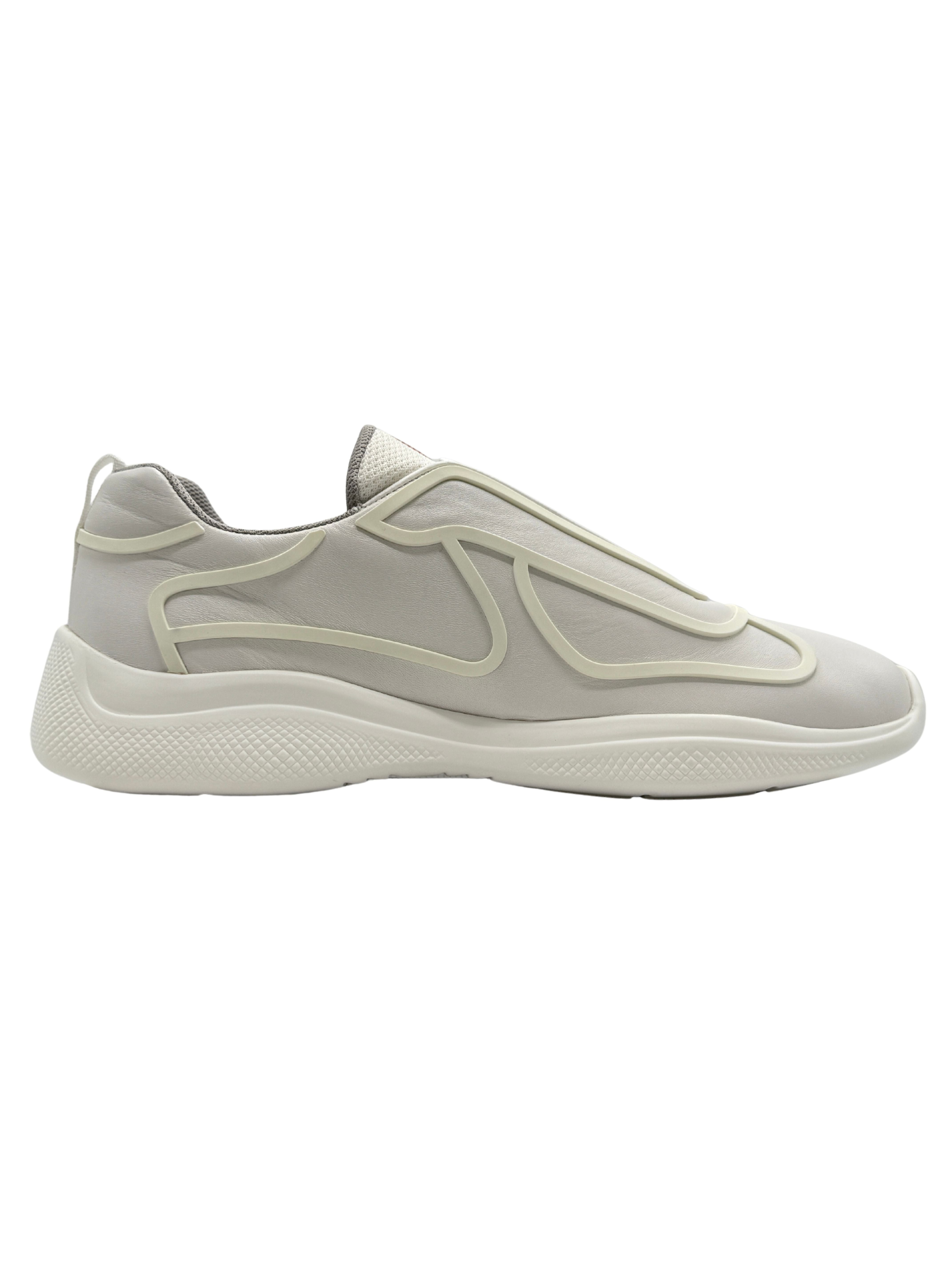 Prada Rubber Americas Cups - White (Unused)