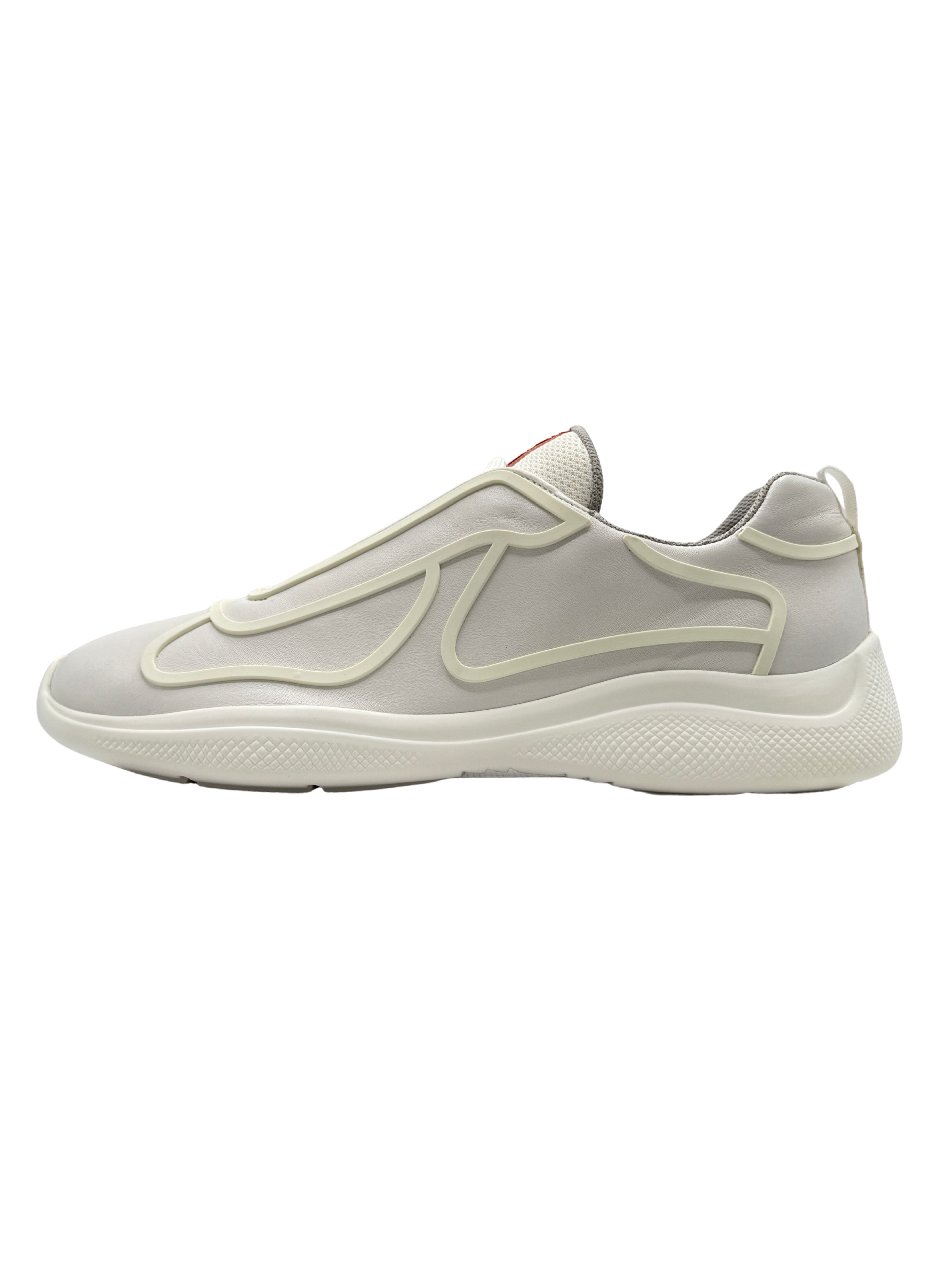 Prada Rubber Americas Cups - White (Unused)