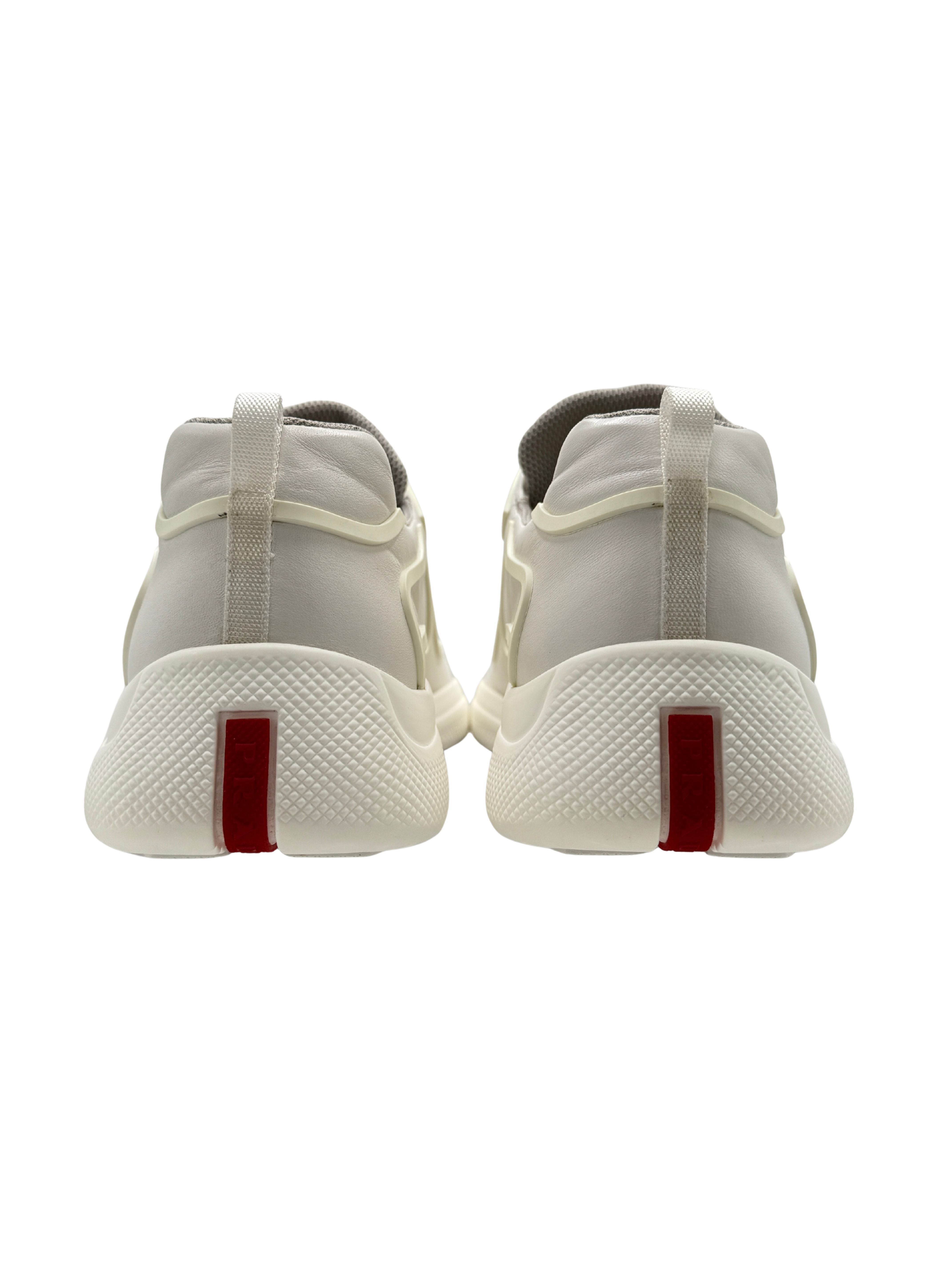 Prada Rubber Americas Cups - White (Unused)