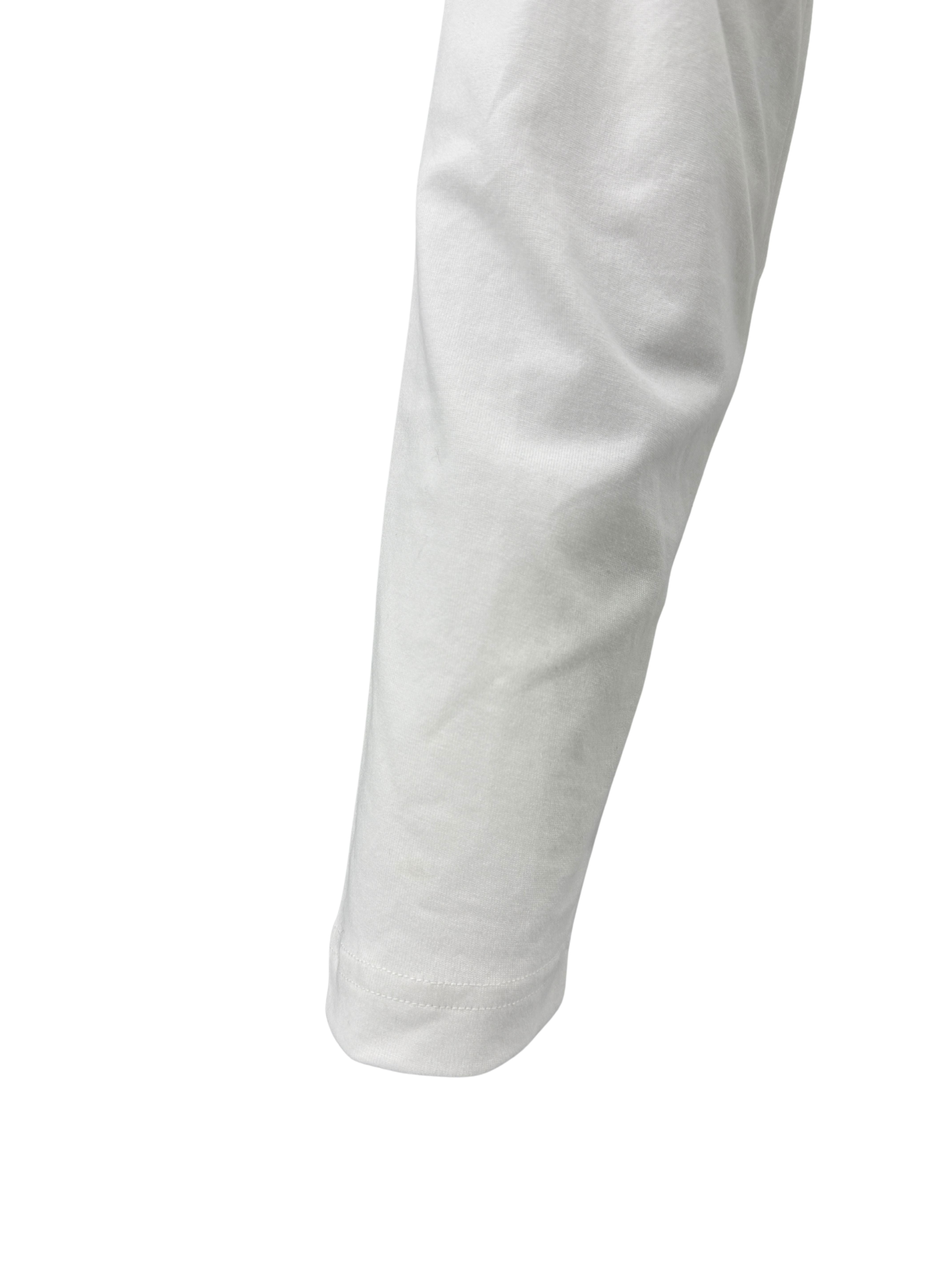 Louis Vuitton Embossed LV Long-Sleeved T-Shirt - White