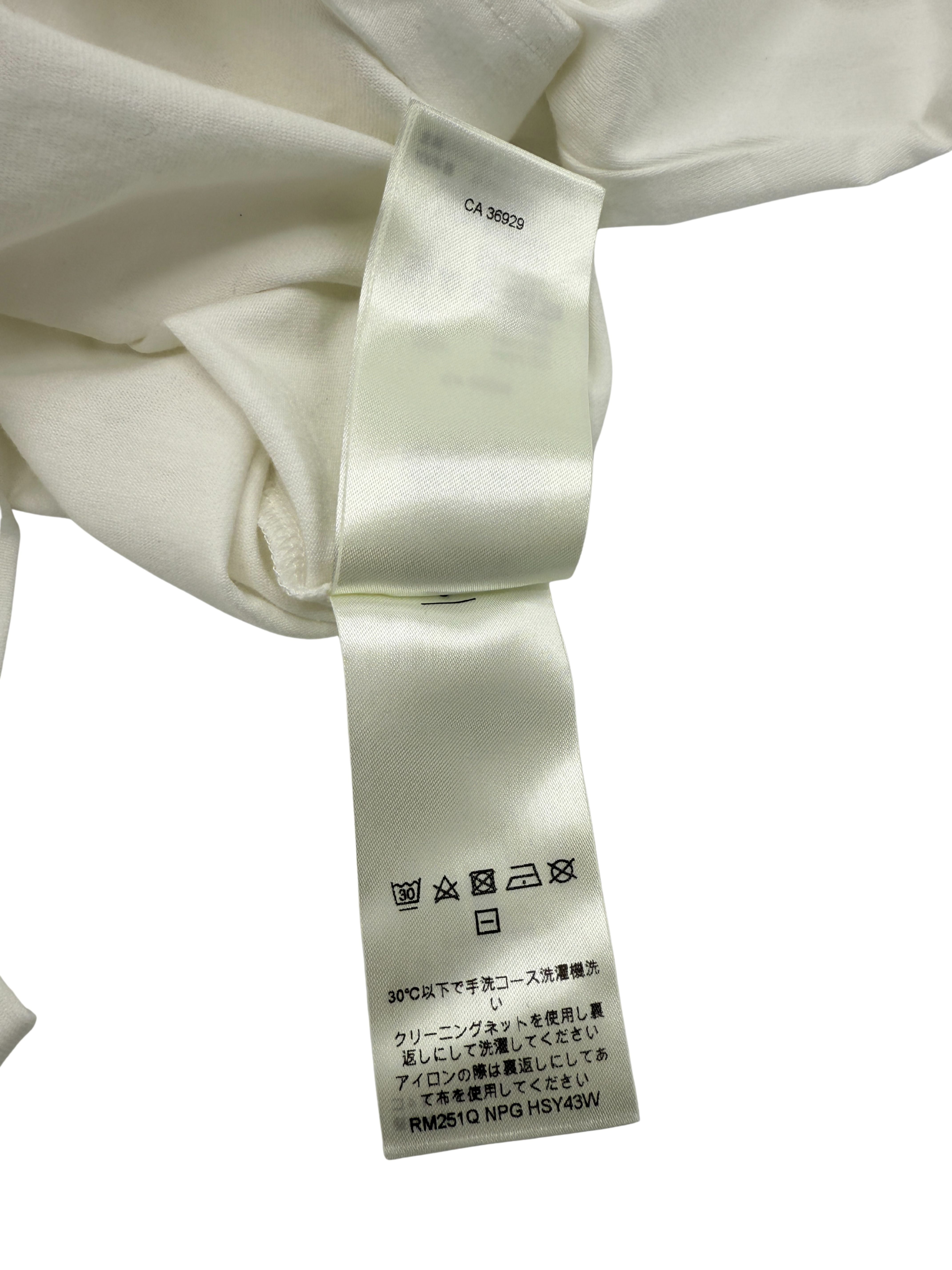 Louis Vuitton Embossed LV Long-Sleeved T-Shirt - White
