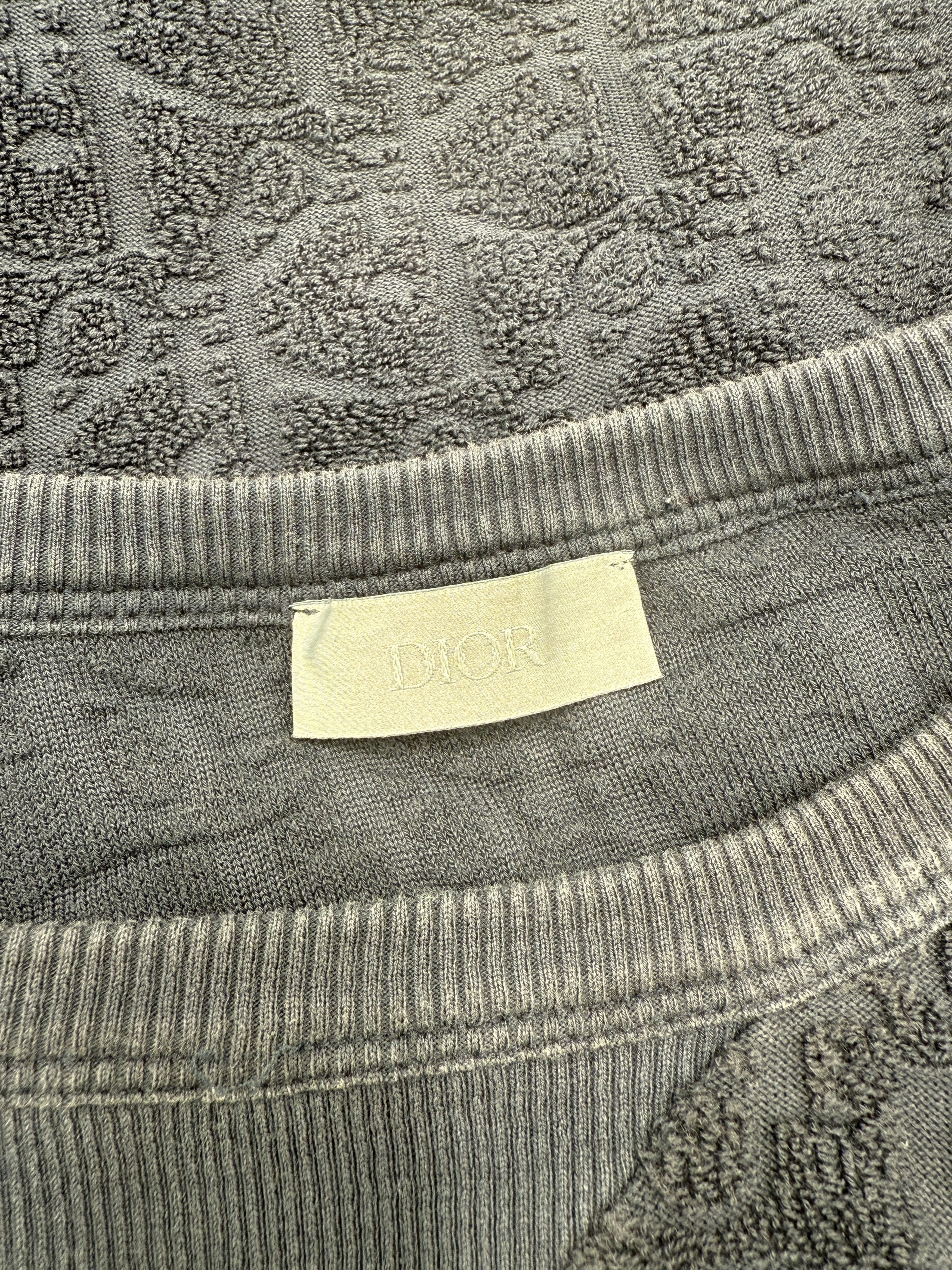 Dior Towel Oblique T-Shirt - Navy Dior