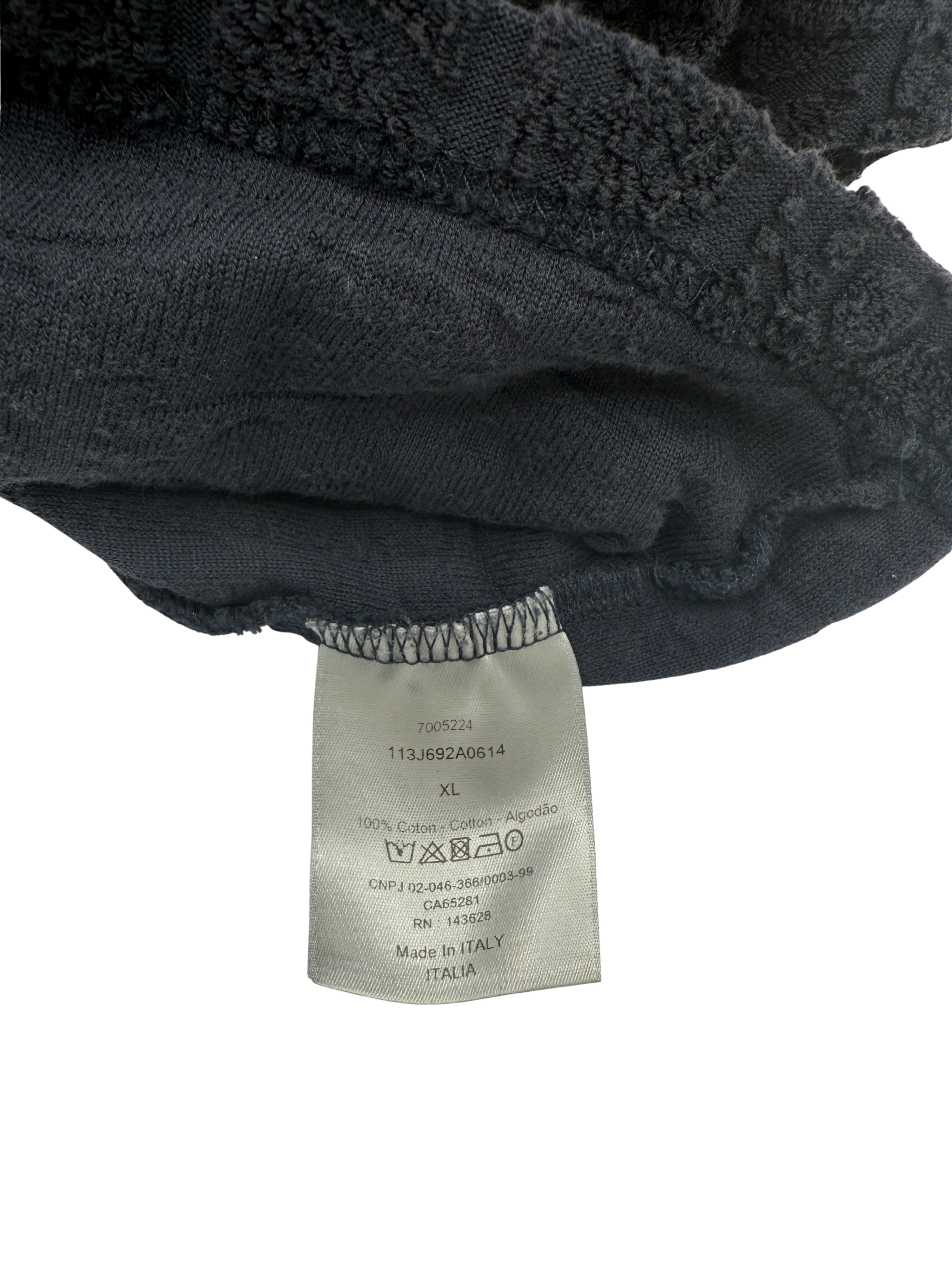 Dior Towel Oblique T-Shirt - Navy Dior