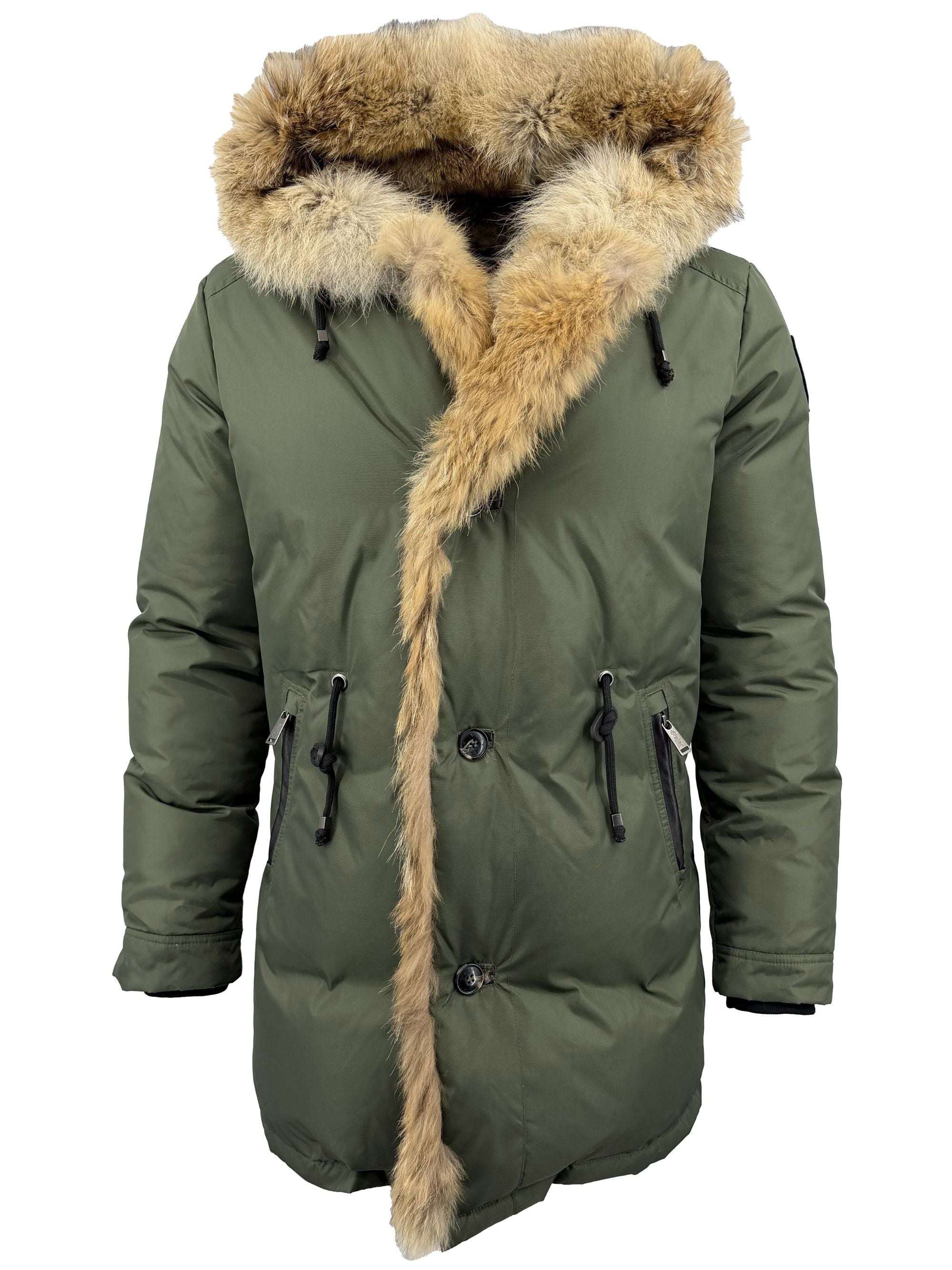 Pajar Canada Fur Parka Coat - Khaki Pajar Canada
