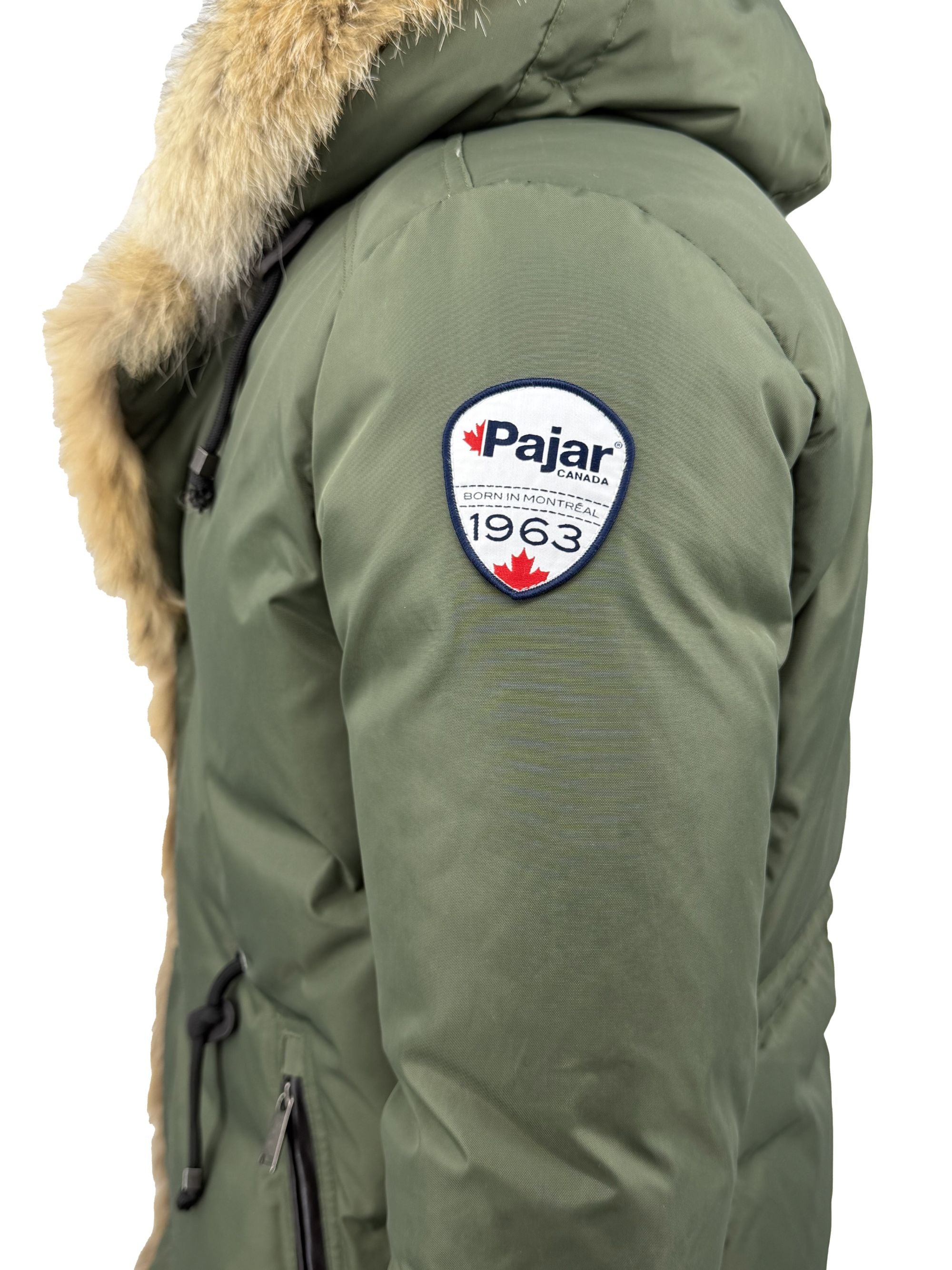 Pajar Canada Fur Parka Coat - Khaki Pajar Canada