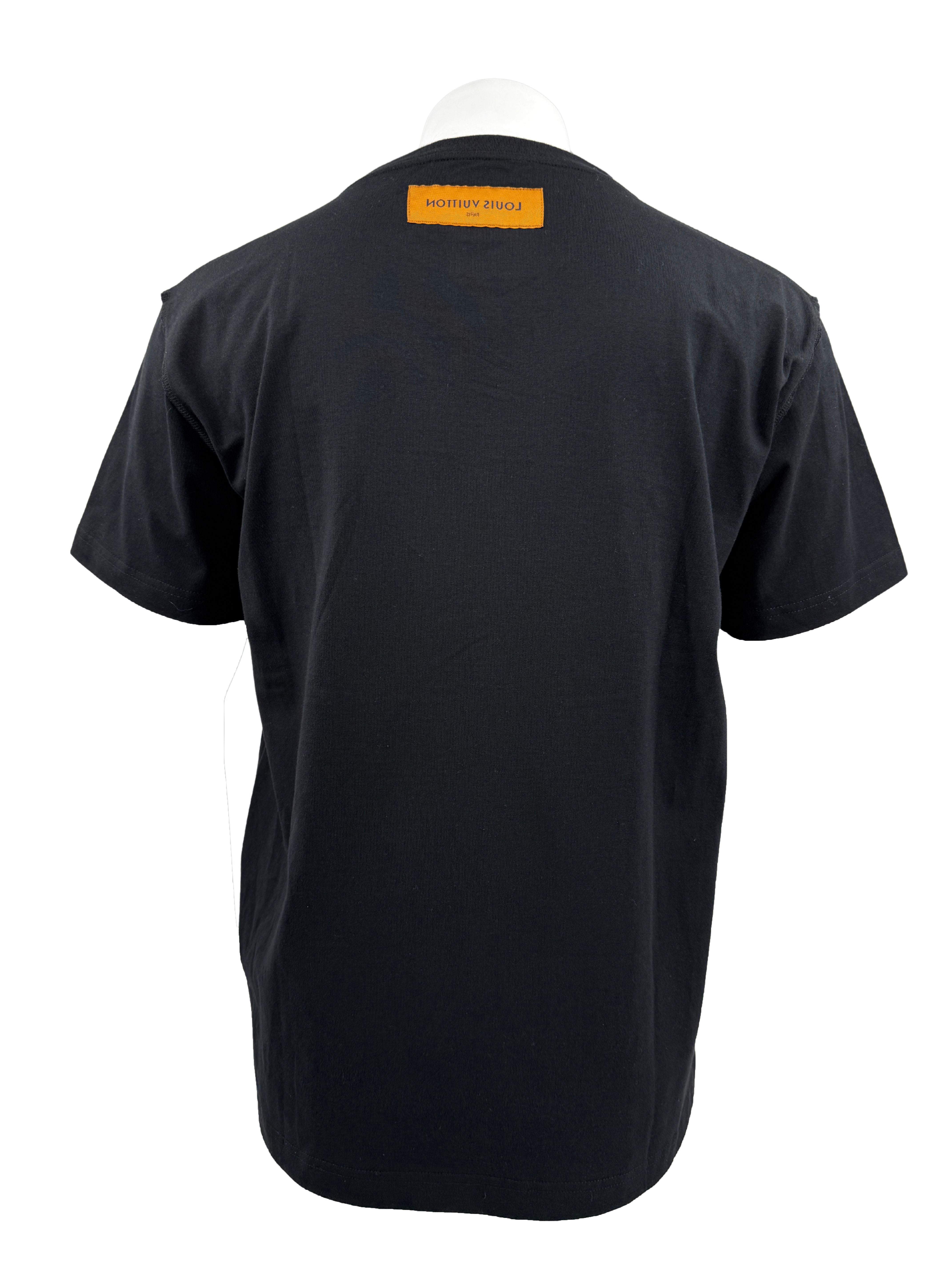 Louis Vuitton Embossed LV T-Shirt - Black (Unused)