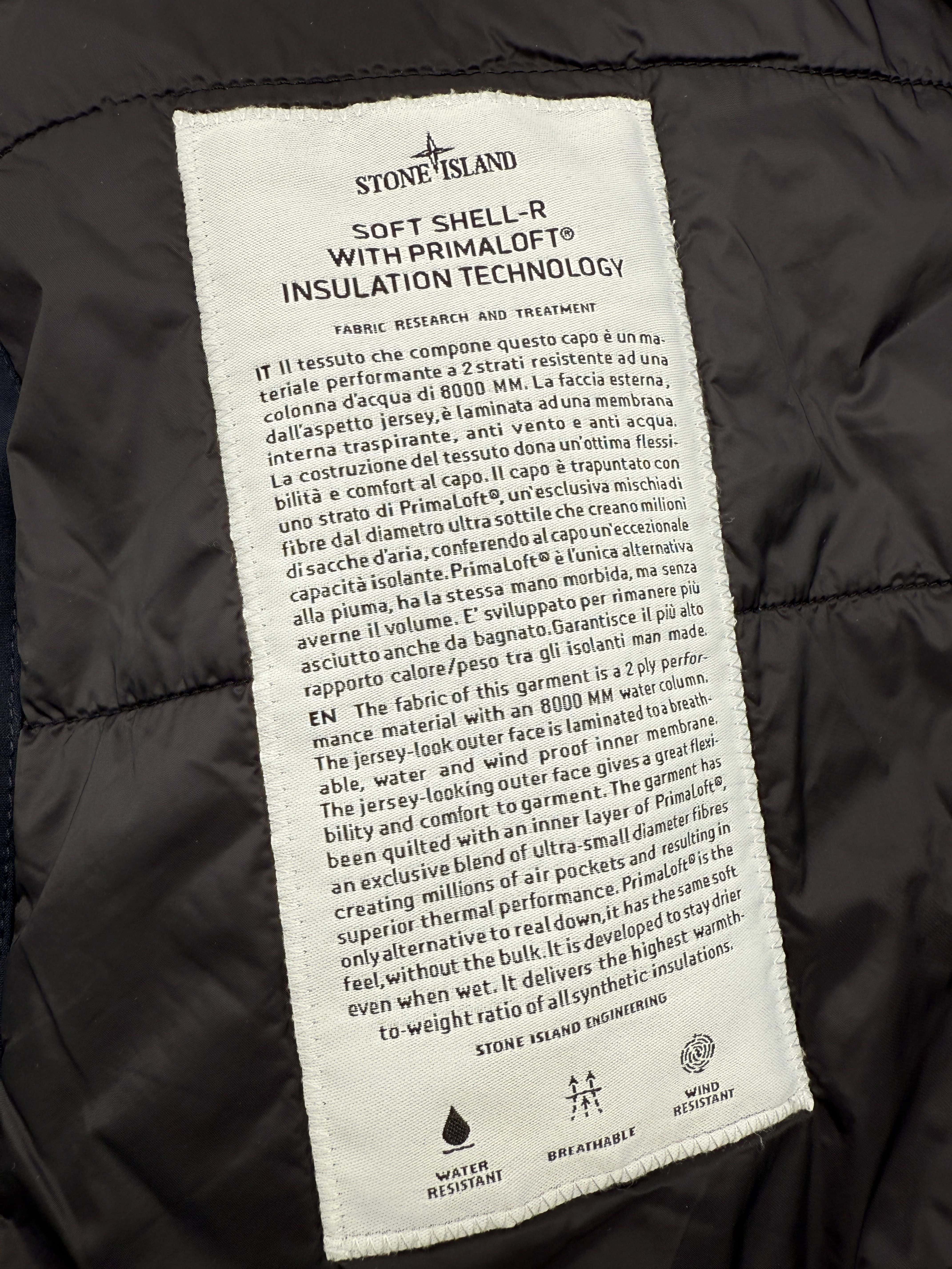 Stone Island Soft Shell-R Jacket - Navy