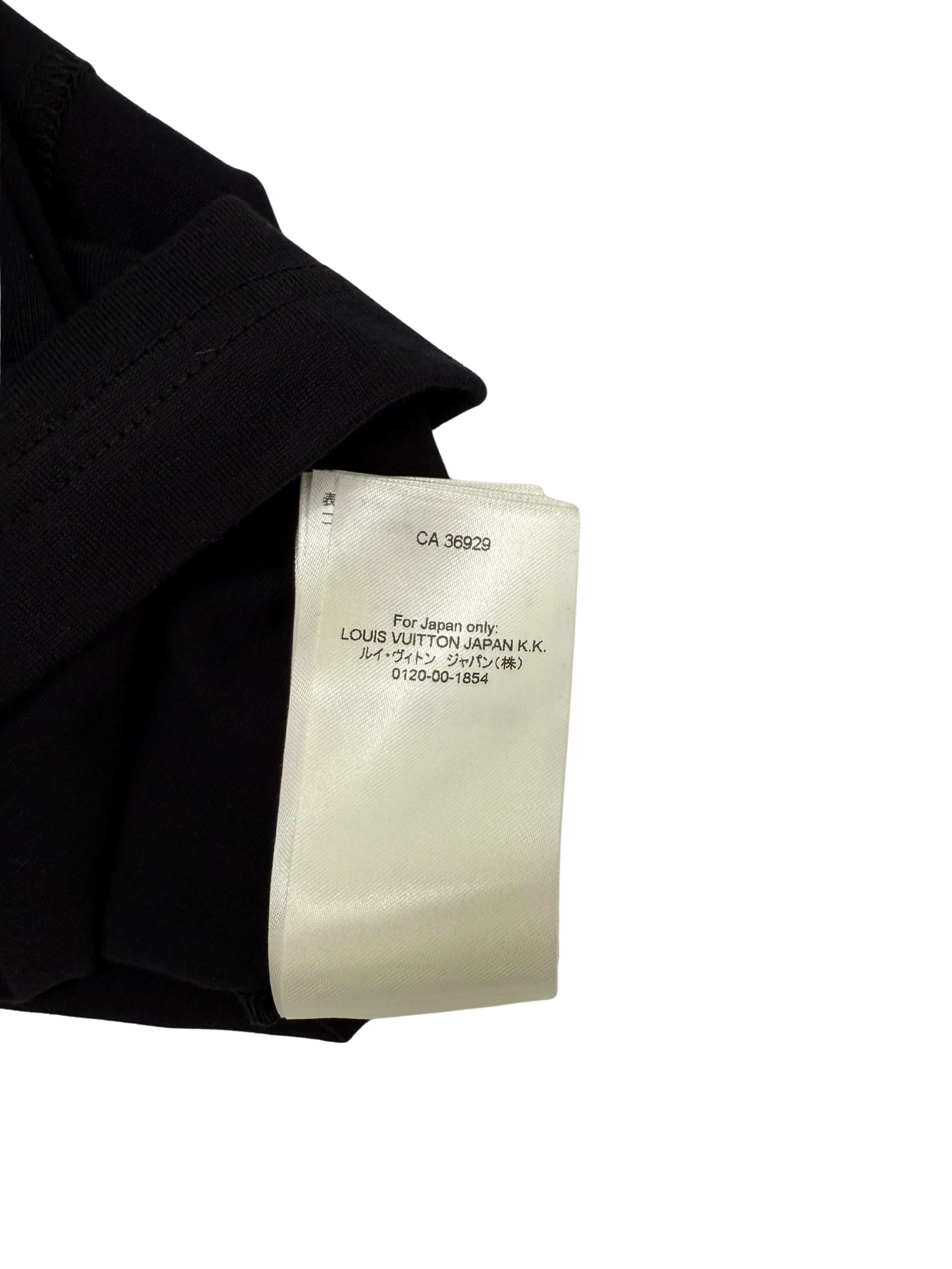 Louis Vuitton Embossed LV T-Shirt - Black (Unused)