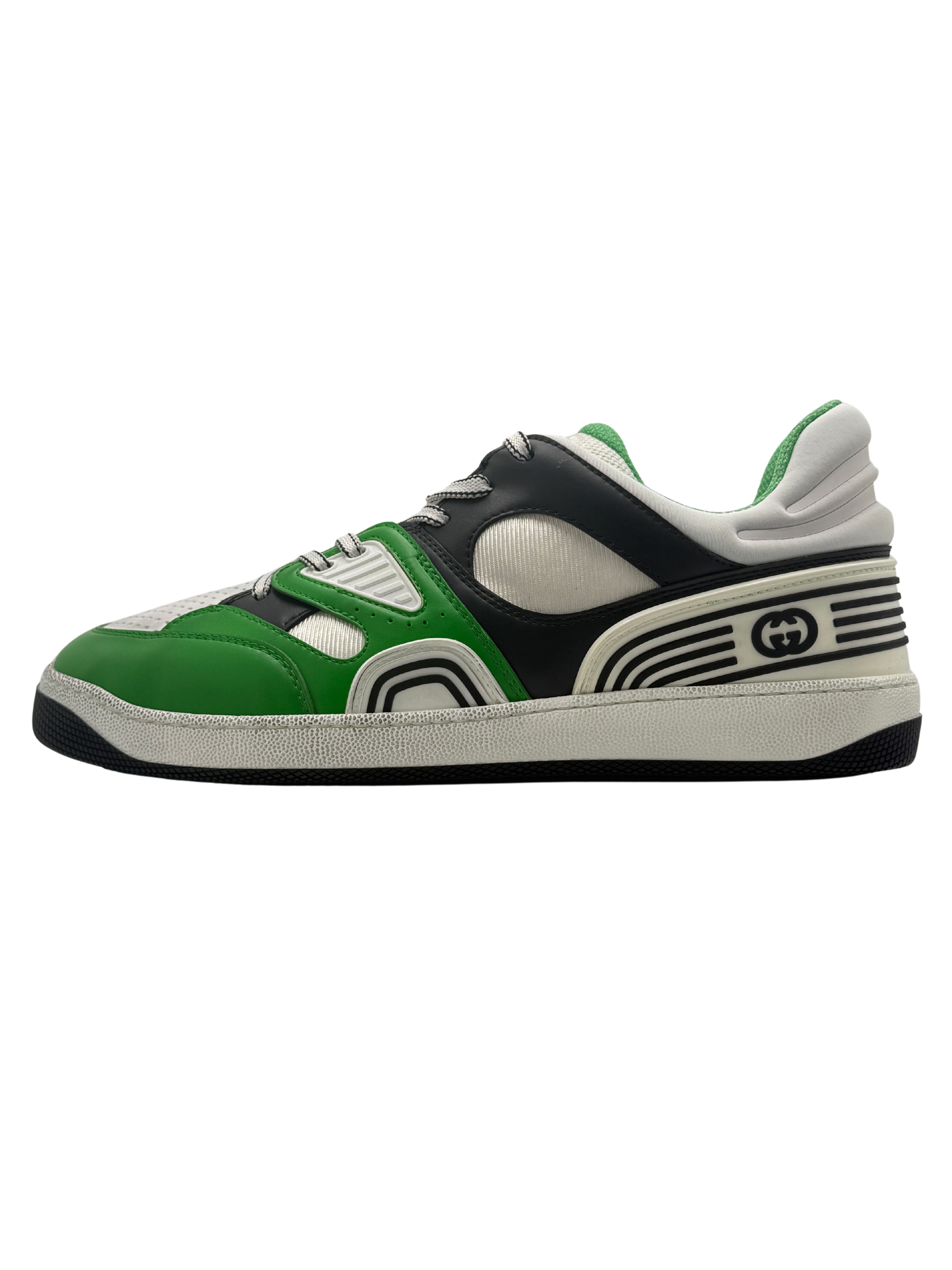 Gucci Basket Low Trainer - Green (Unused)