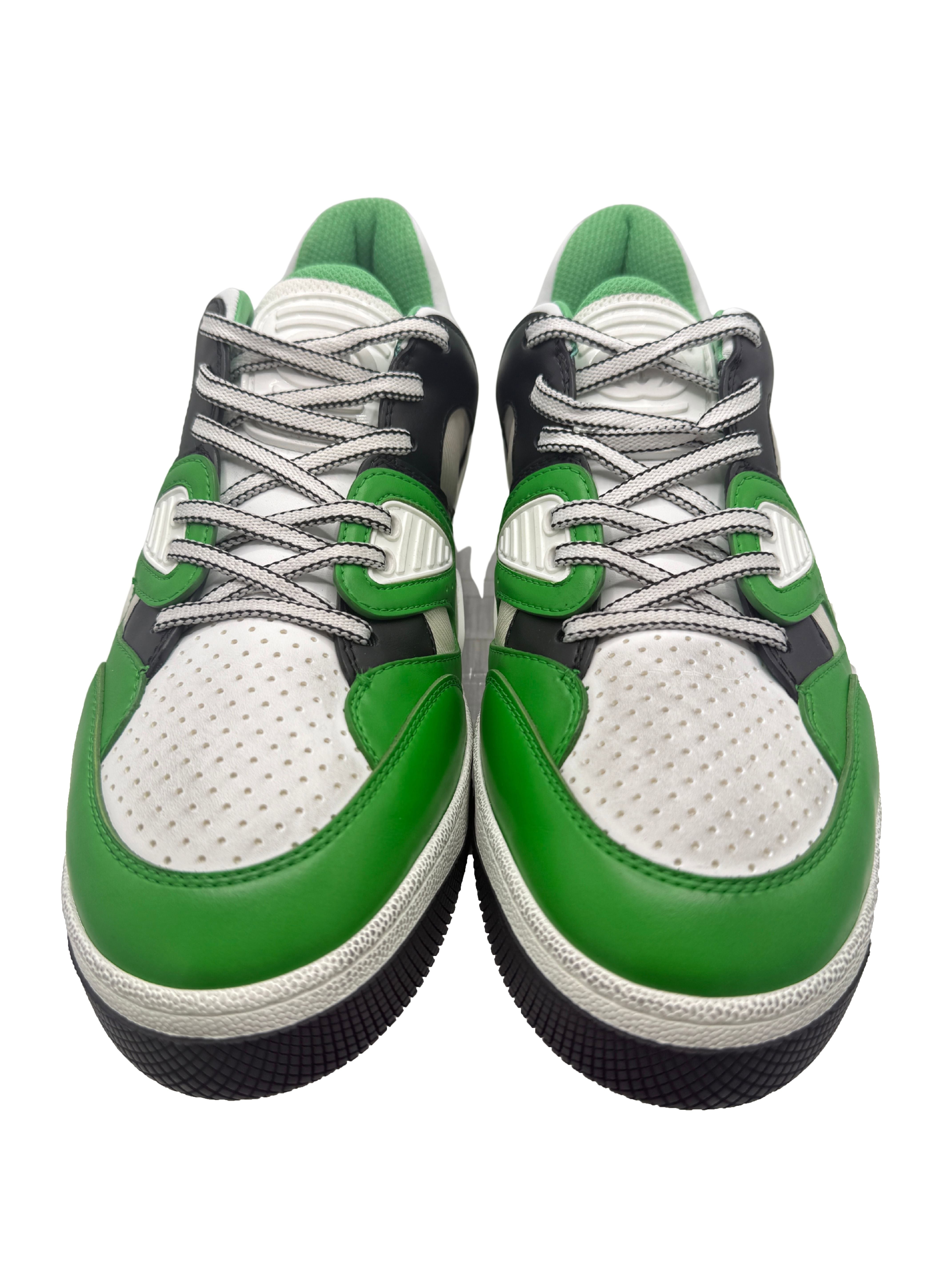 Gucci Basket Low Trainer - Green (Unused)
