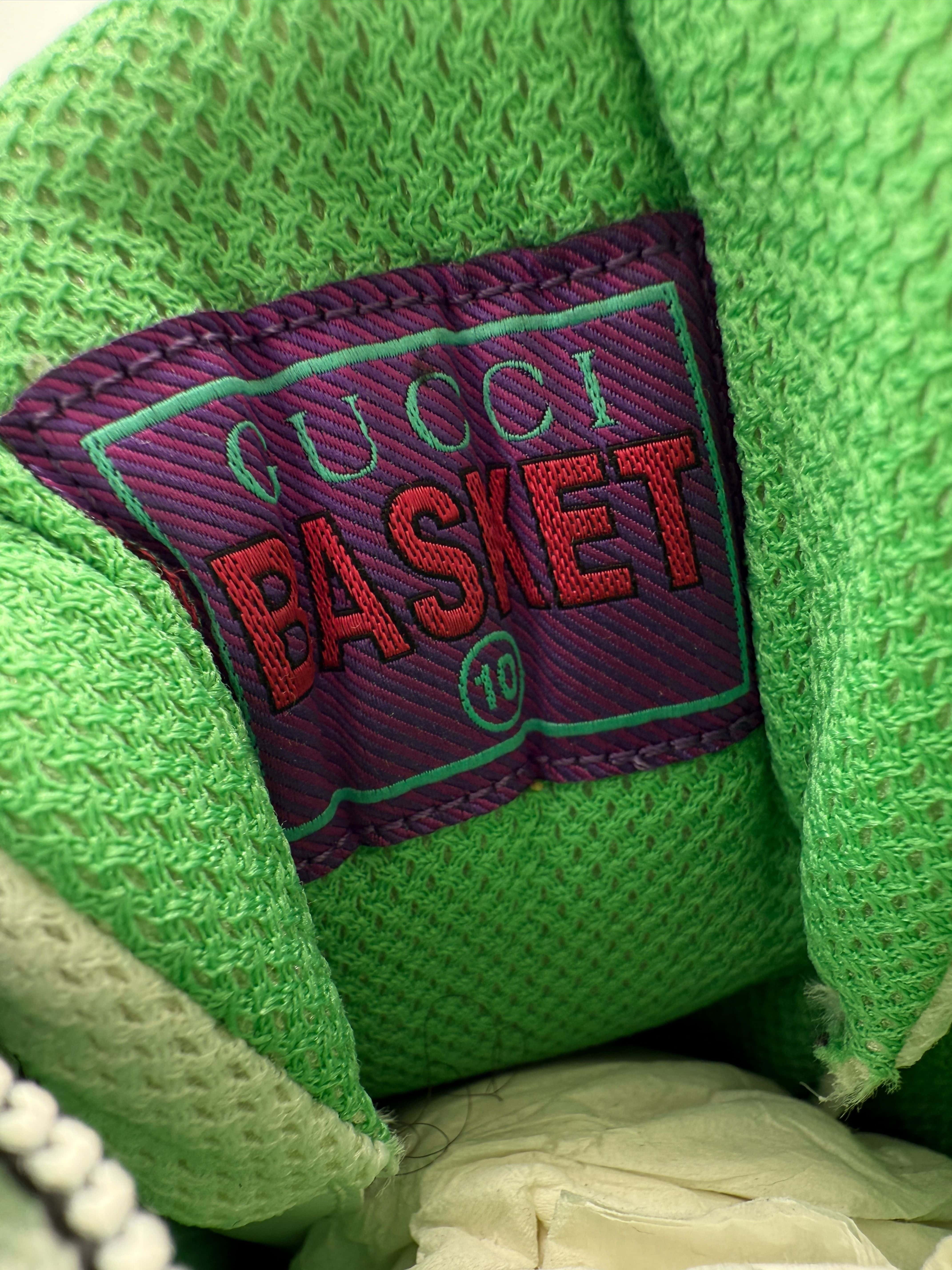 Gucci Basket Low Trainer - Green (Unused)