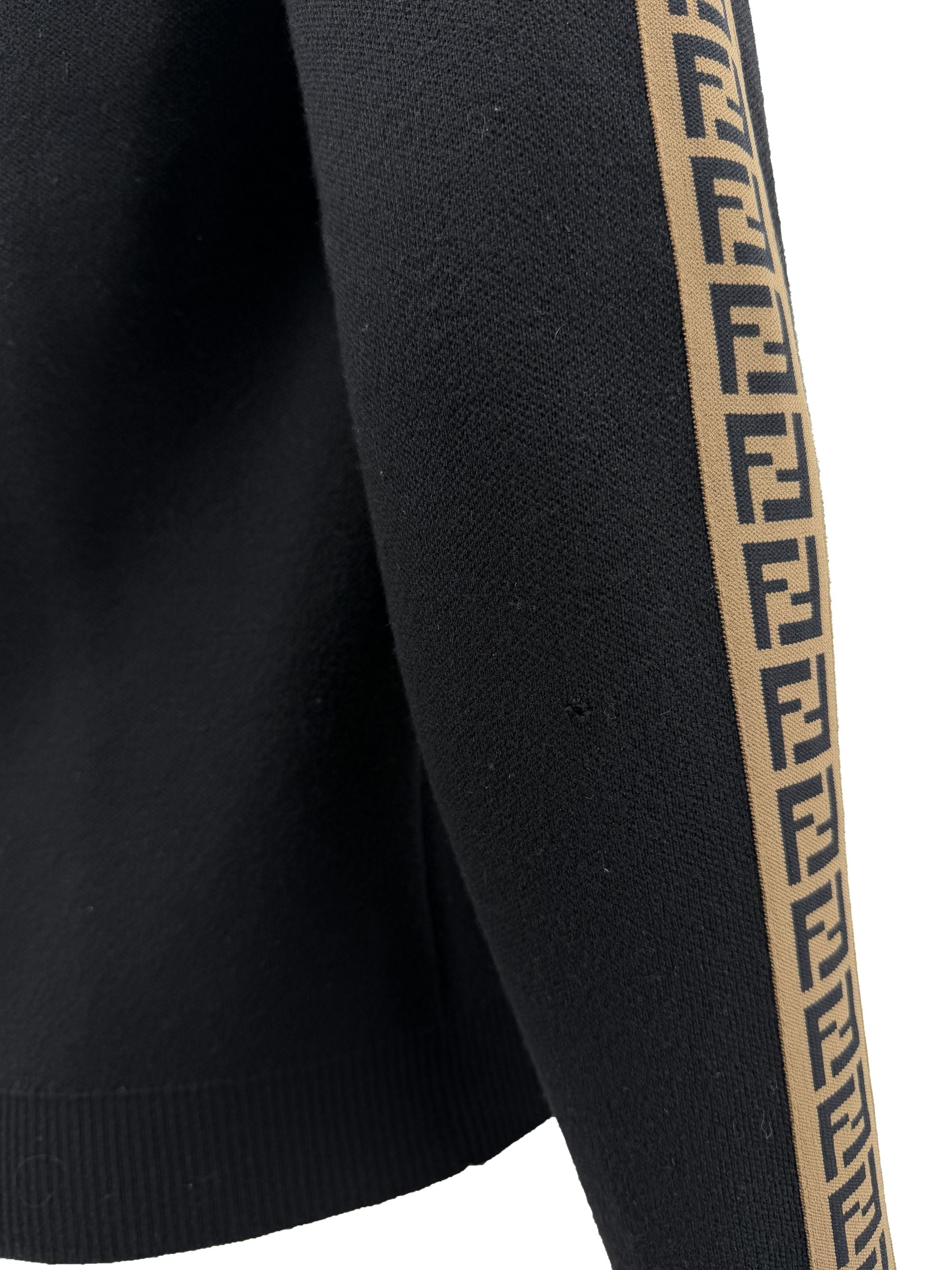 Fendi FF Zip-Up Sweater - Black Fendi