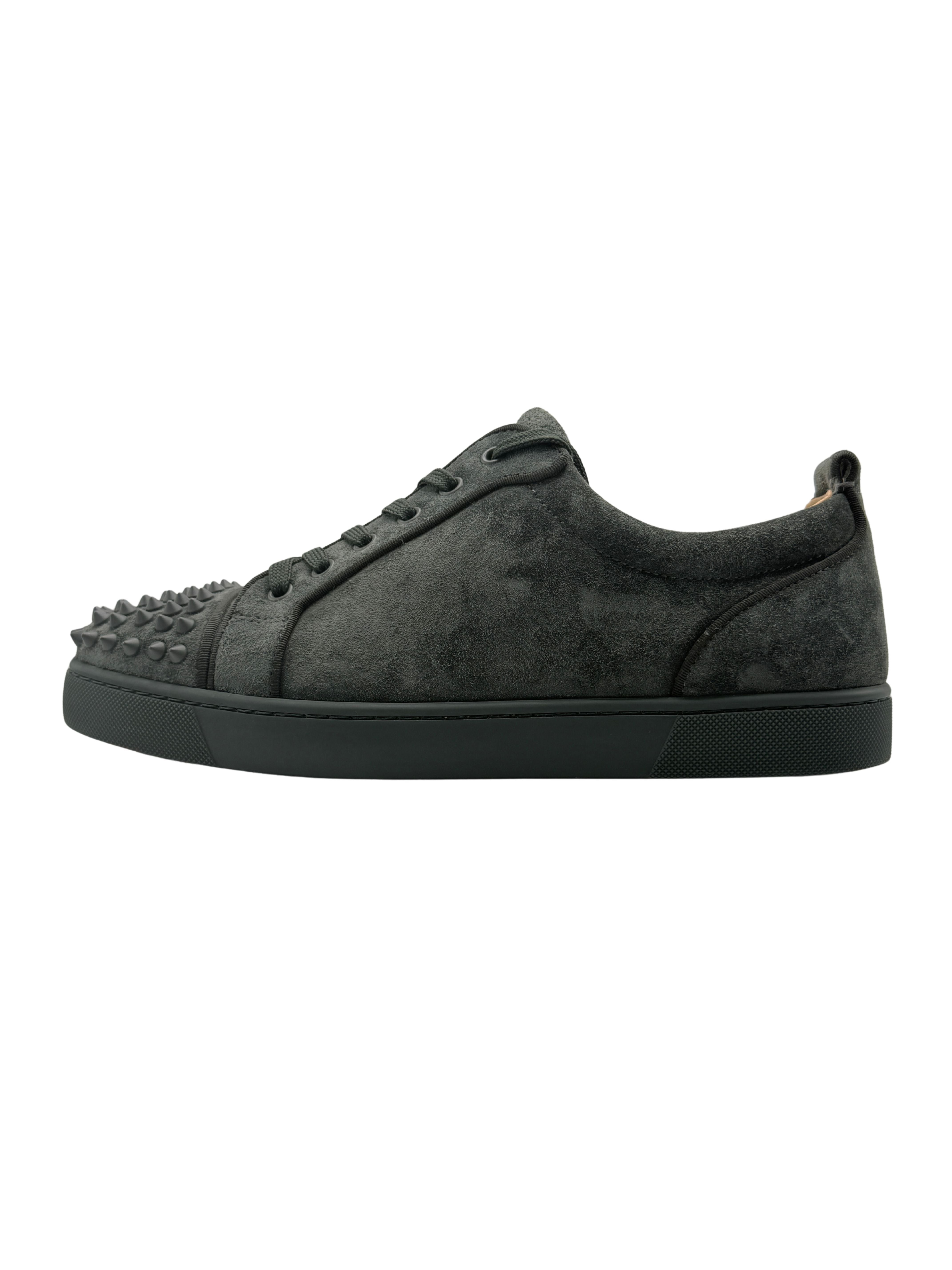 Christian Louboutin Low Spike Suede - Khaki Grey Christian Louboutin