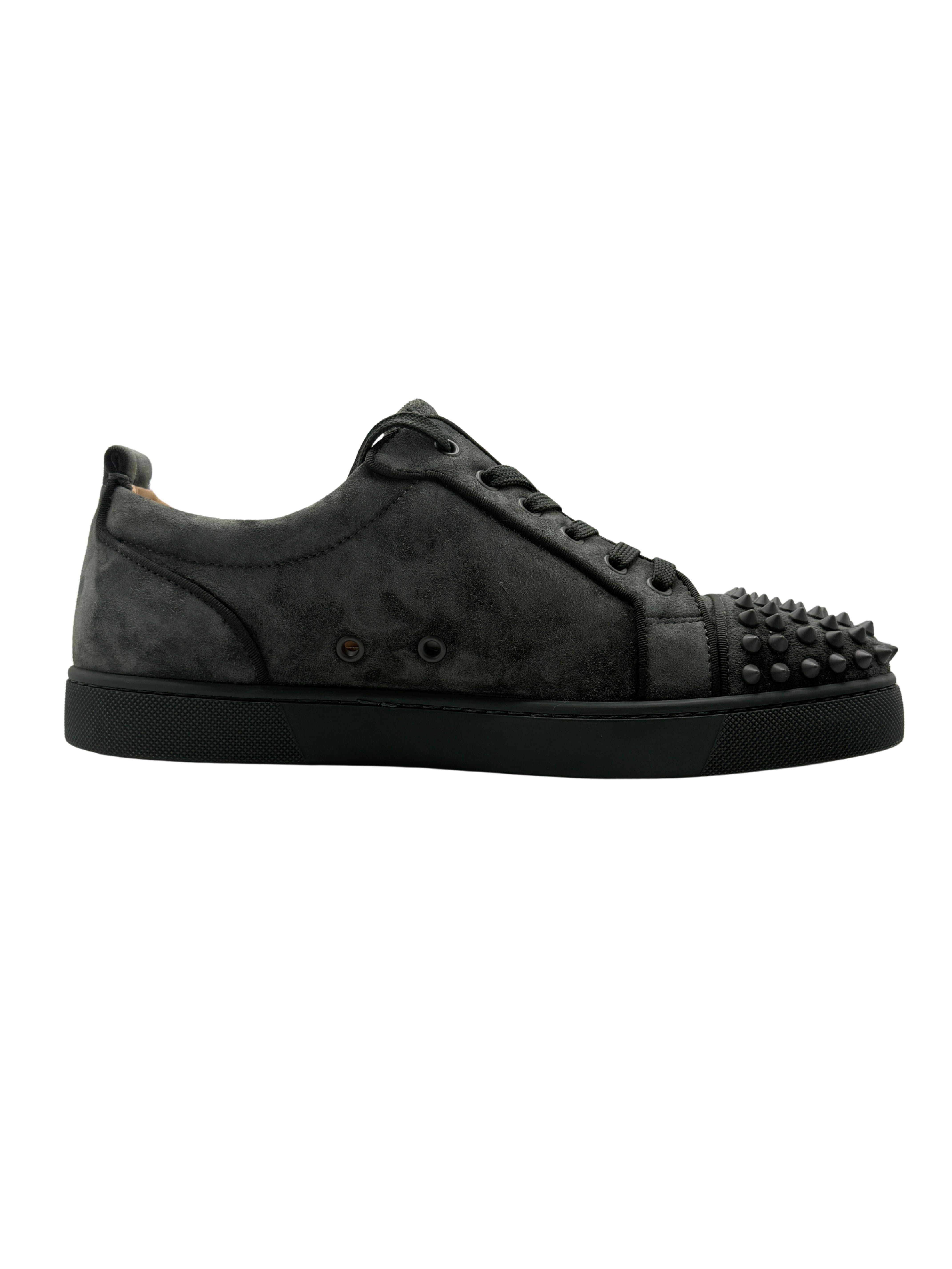 Christian Louboutin Low Spike Suede - Khaki Grey Christian Louboutin