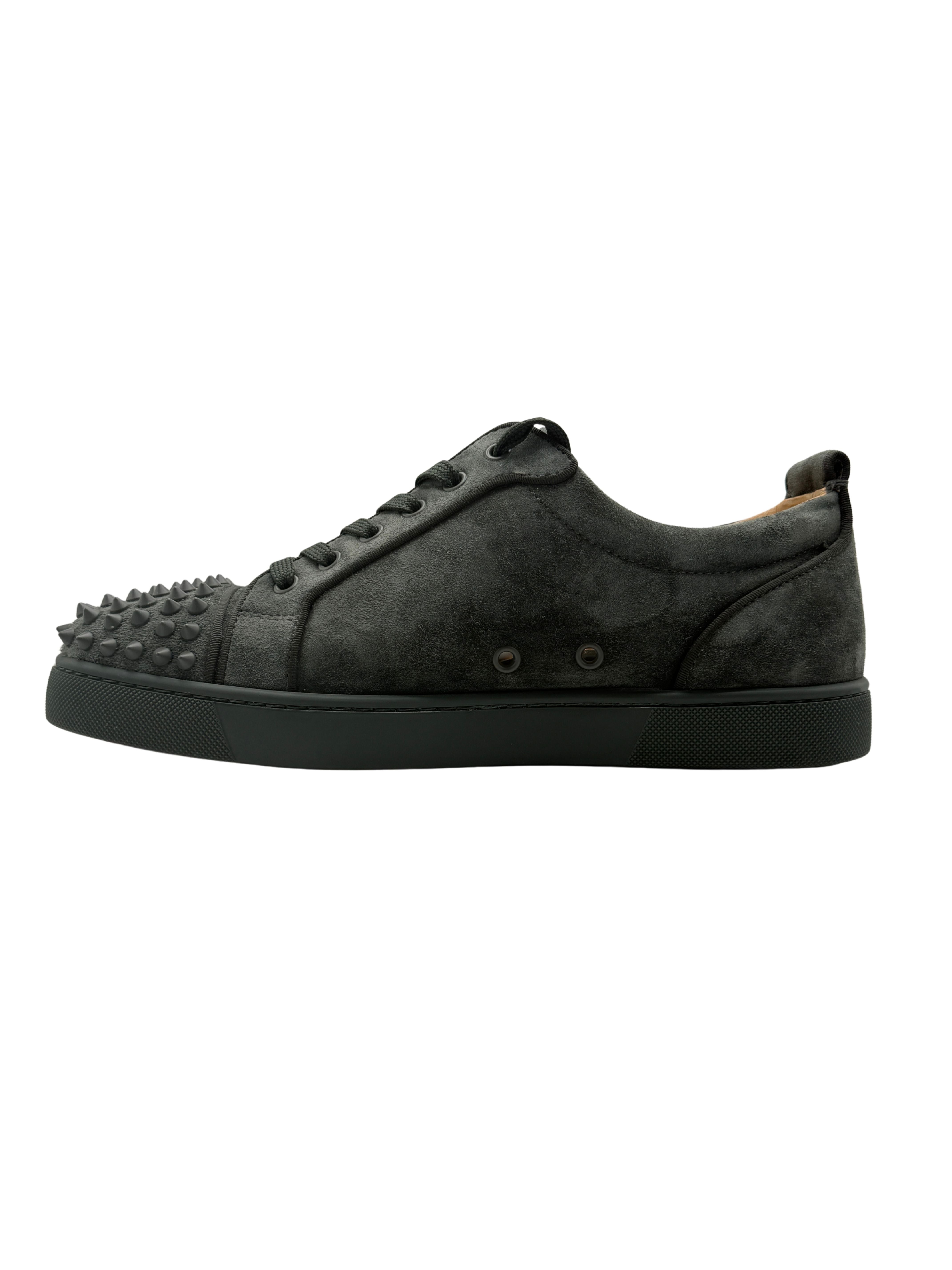 Christian Louboutin Low Spike Suede - Khaki Grey Christian Louboutin