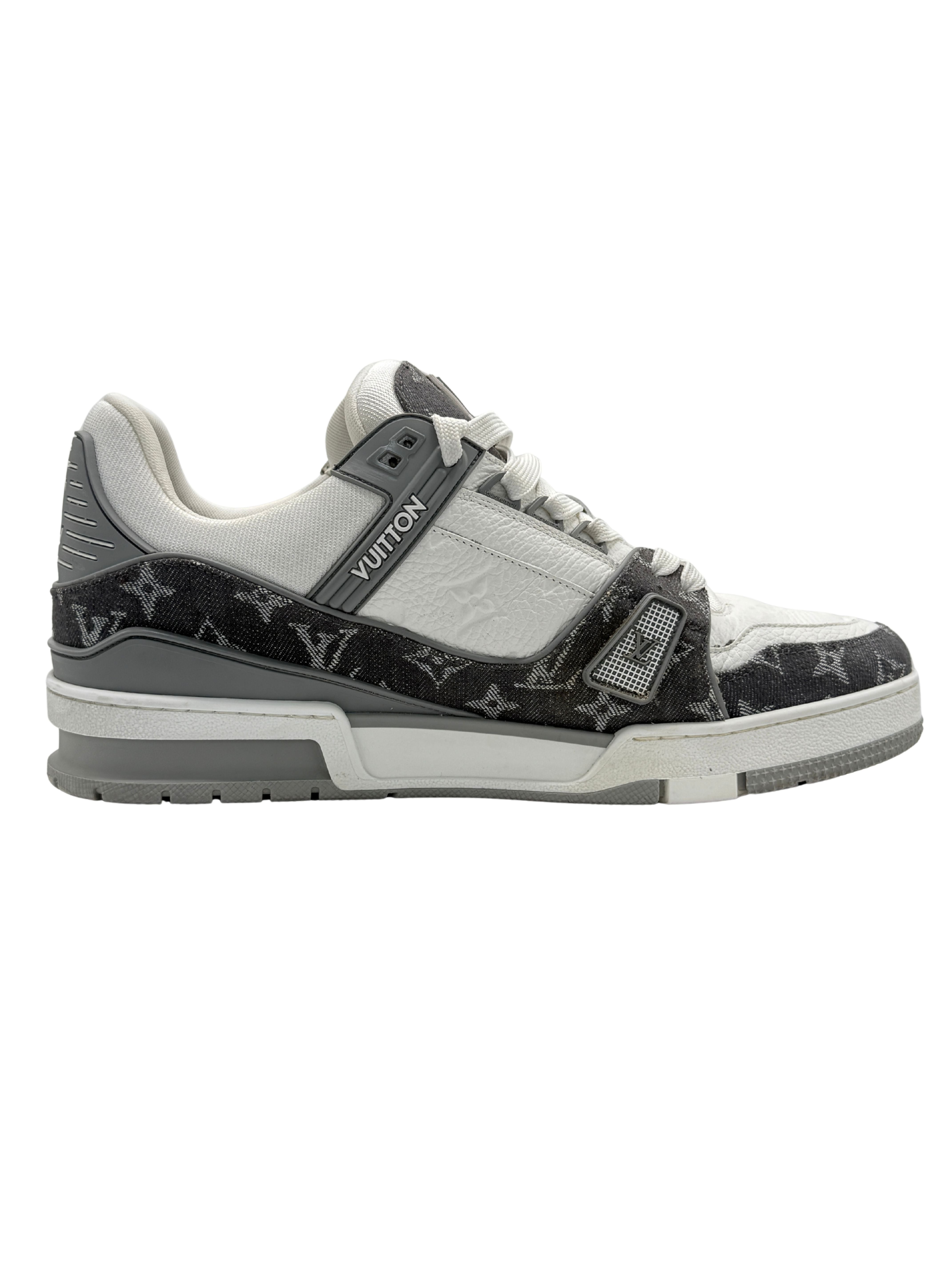 Louis Vuitton Monogram Denim LV Trainer - Grey Louis Vuitton