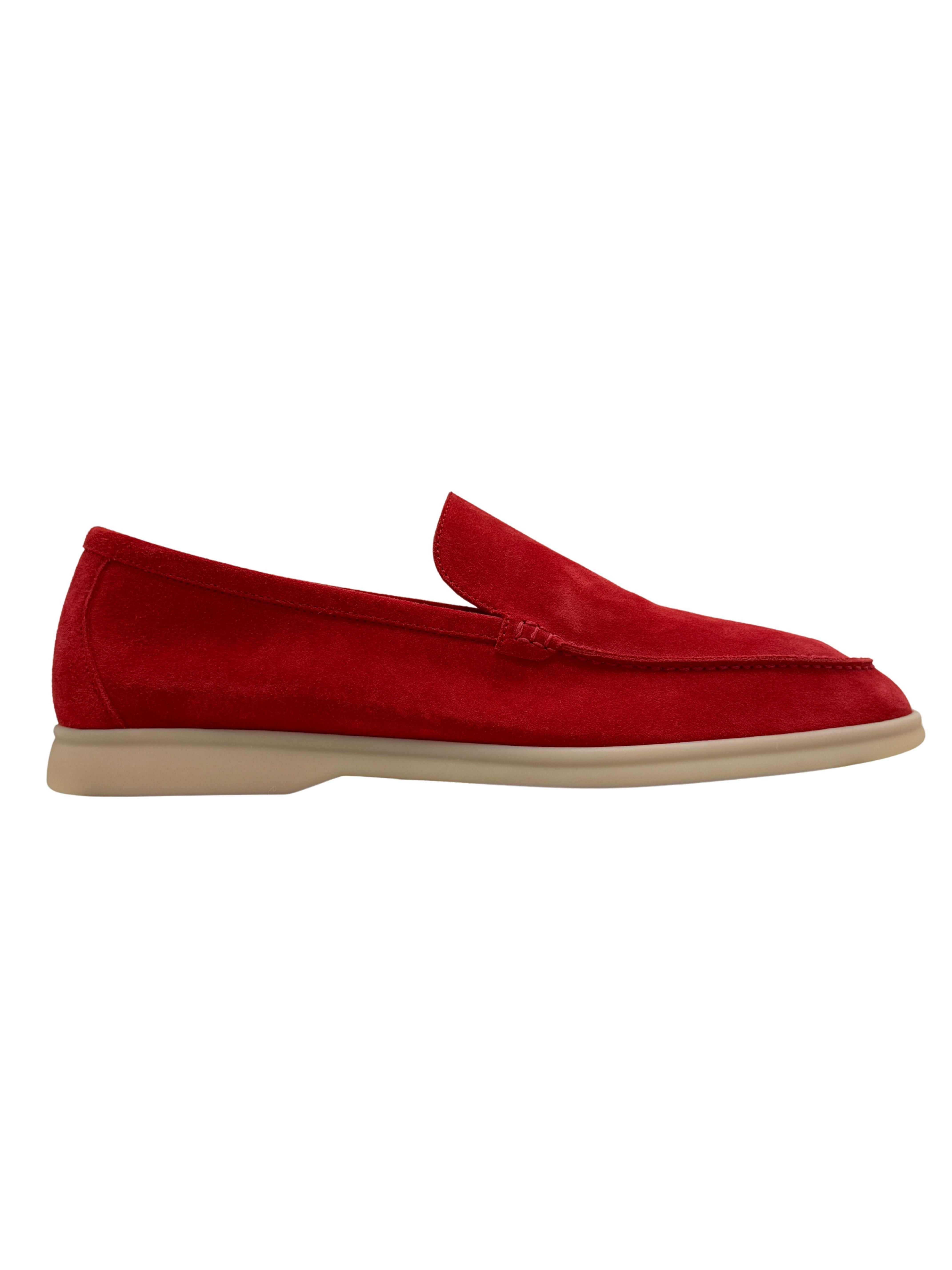 Loro Piana Summer Walk Monte Carlo Exclusive Loafer - Red (Unused) Loro Piana