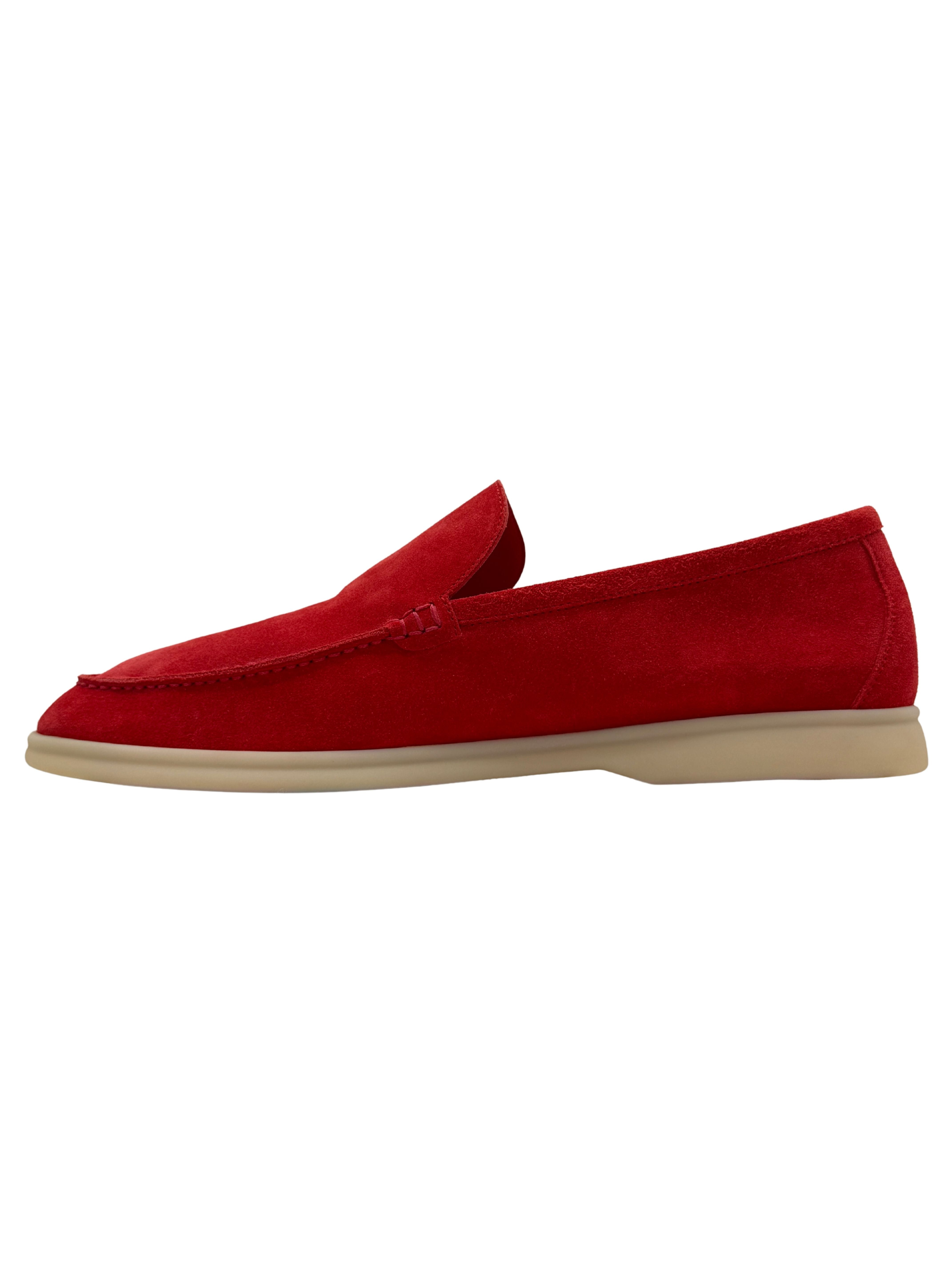 Loro Piana Summer Walk Monte Carlo Exclusive Loafer - Red (Unused) Loro Piana