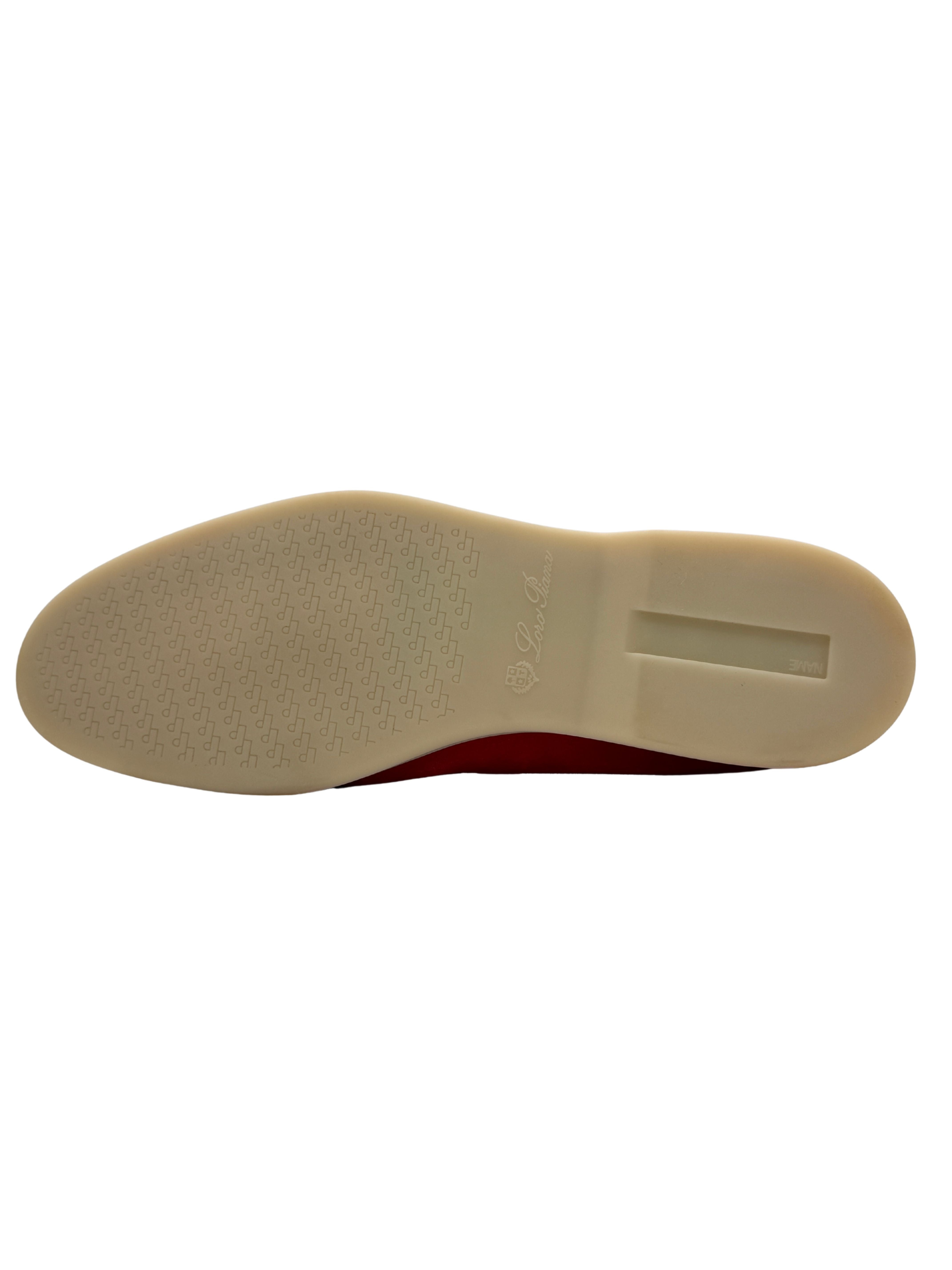 Loro Piana Summer Walk Monte Carlo Exclusive Loafer - Red (Unused) Loro Piana