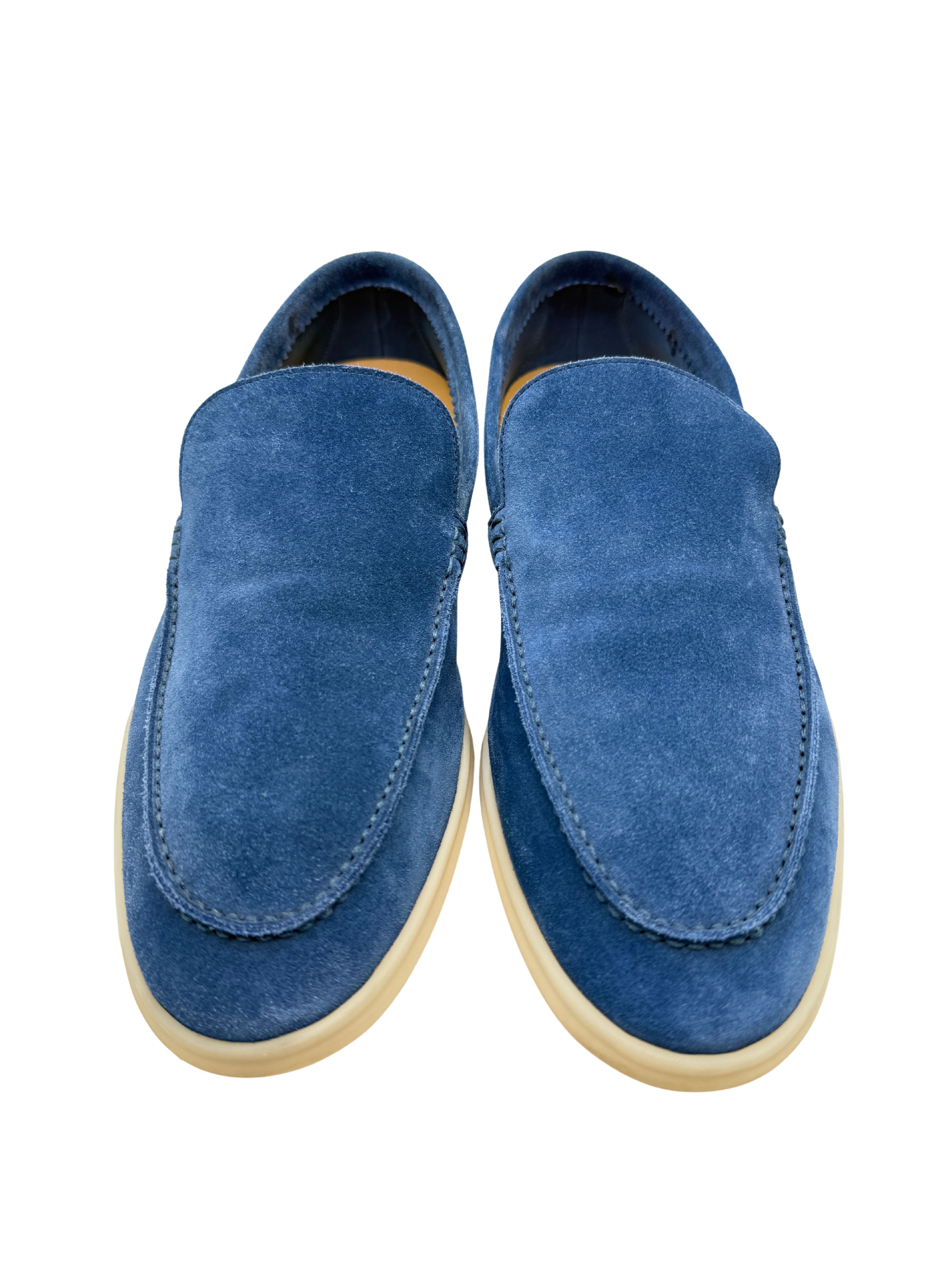 Loro Piana Summer Walk Suede Loafer - Blue Loro Piana