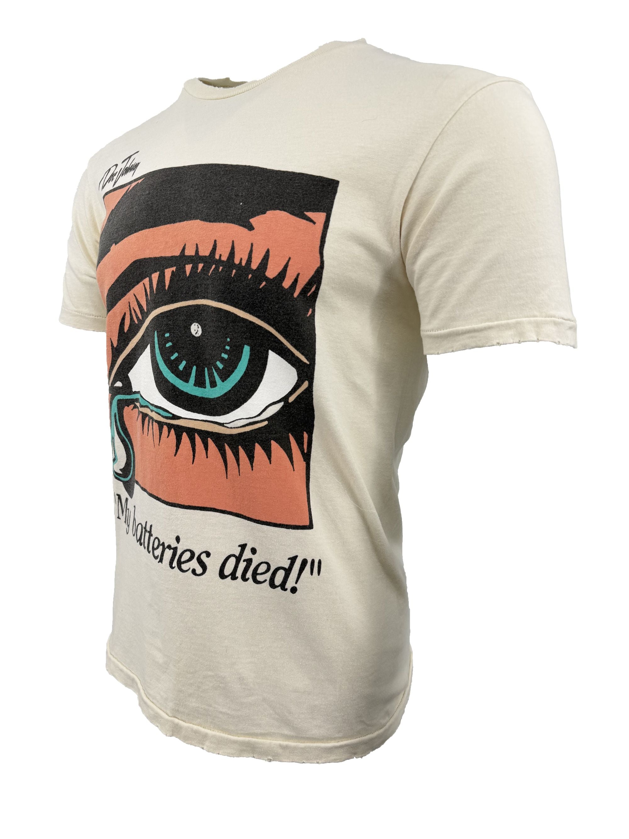 Gallery Dept Dead Batteries Tee - Cream Gallery Dept