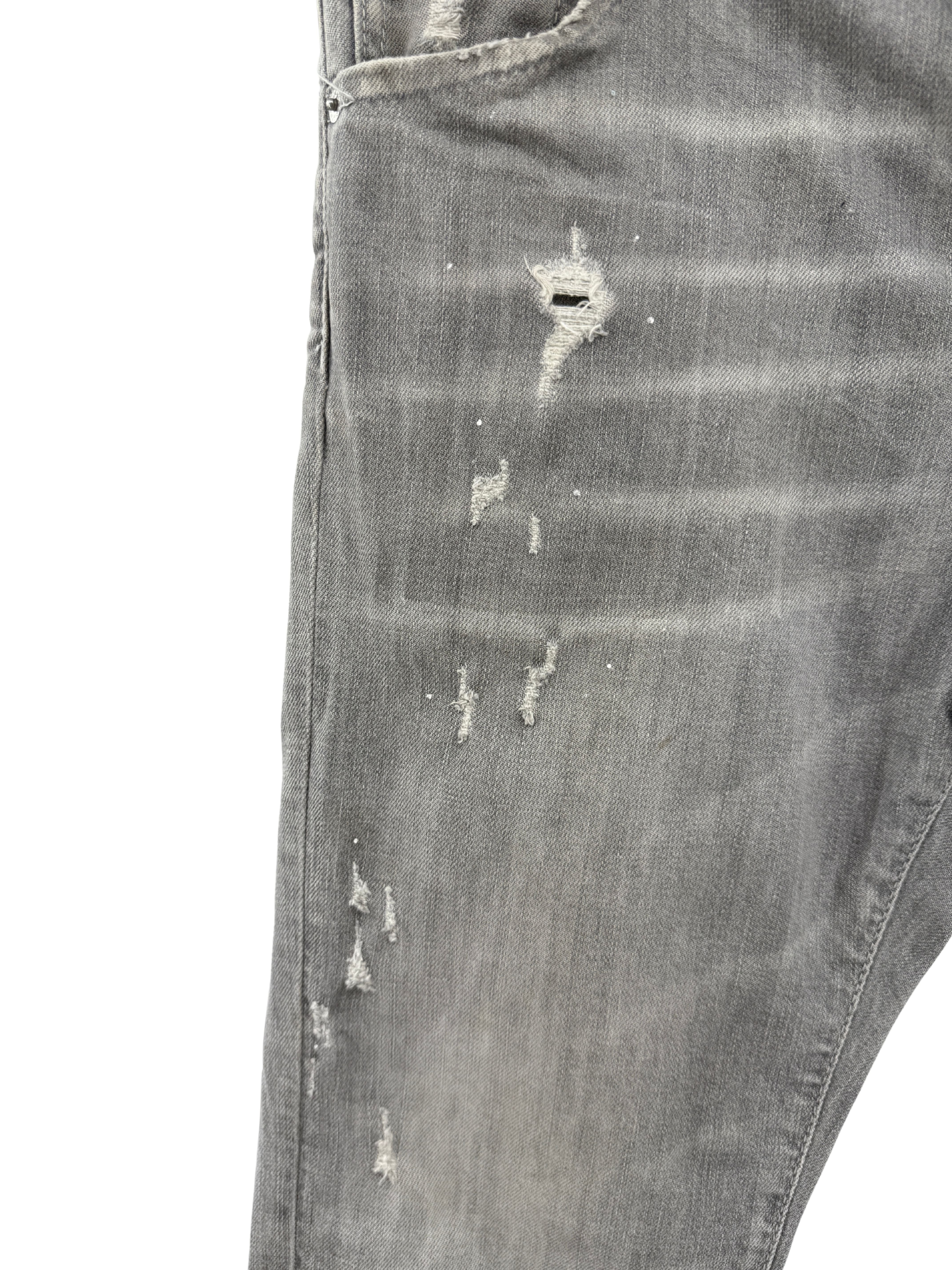 Dsquared2 Distressed Slim-Fit Jeans - Grey Dsquared2