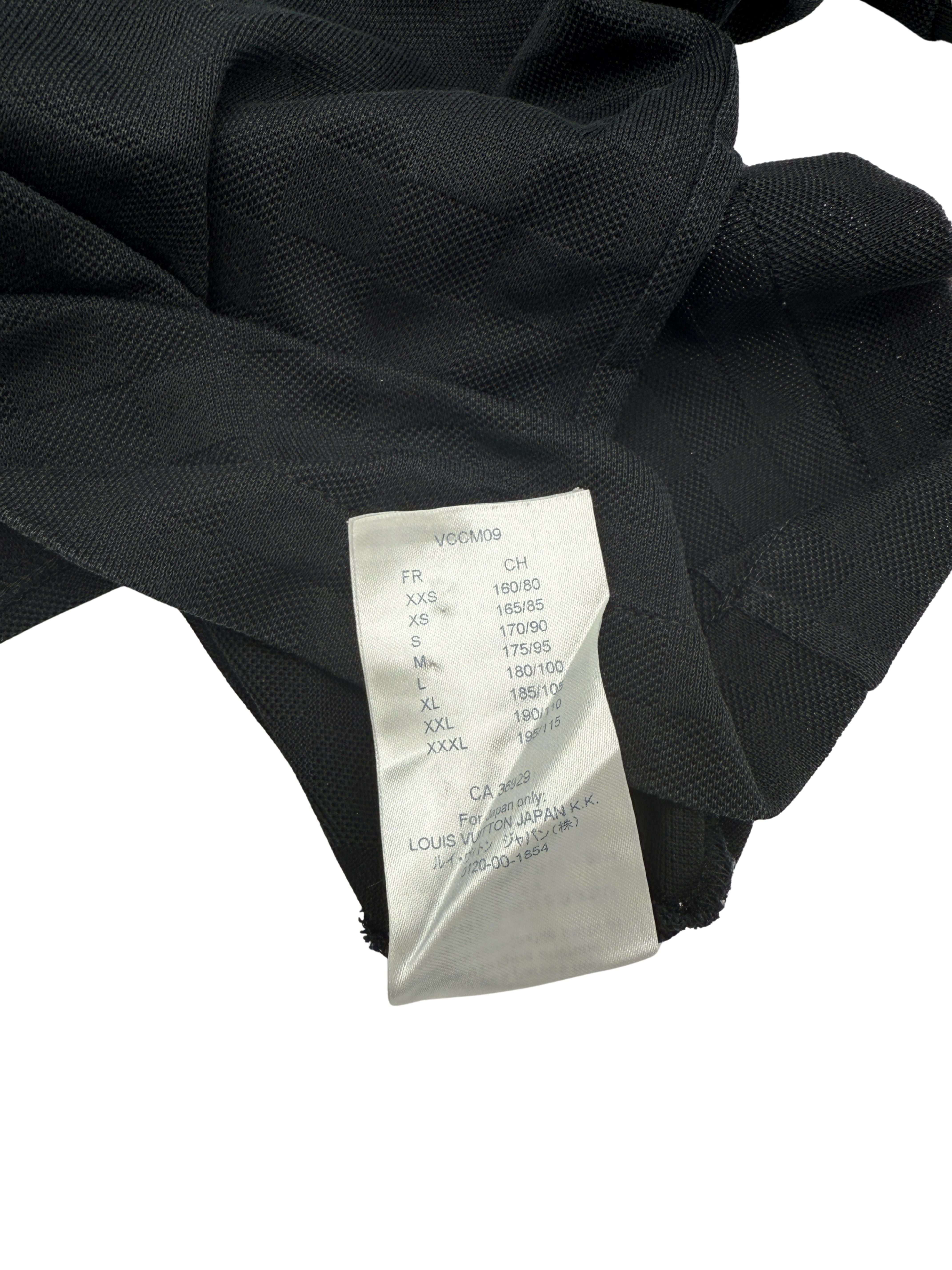 Louis Vuitton Damier Polo Shirt - Black Louis Vuitton