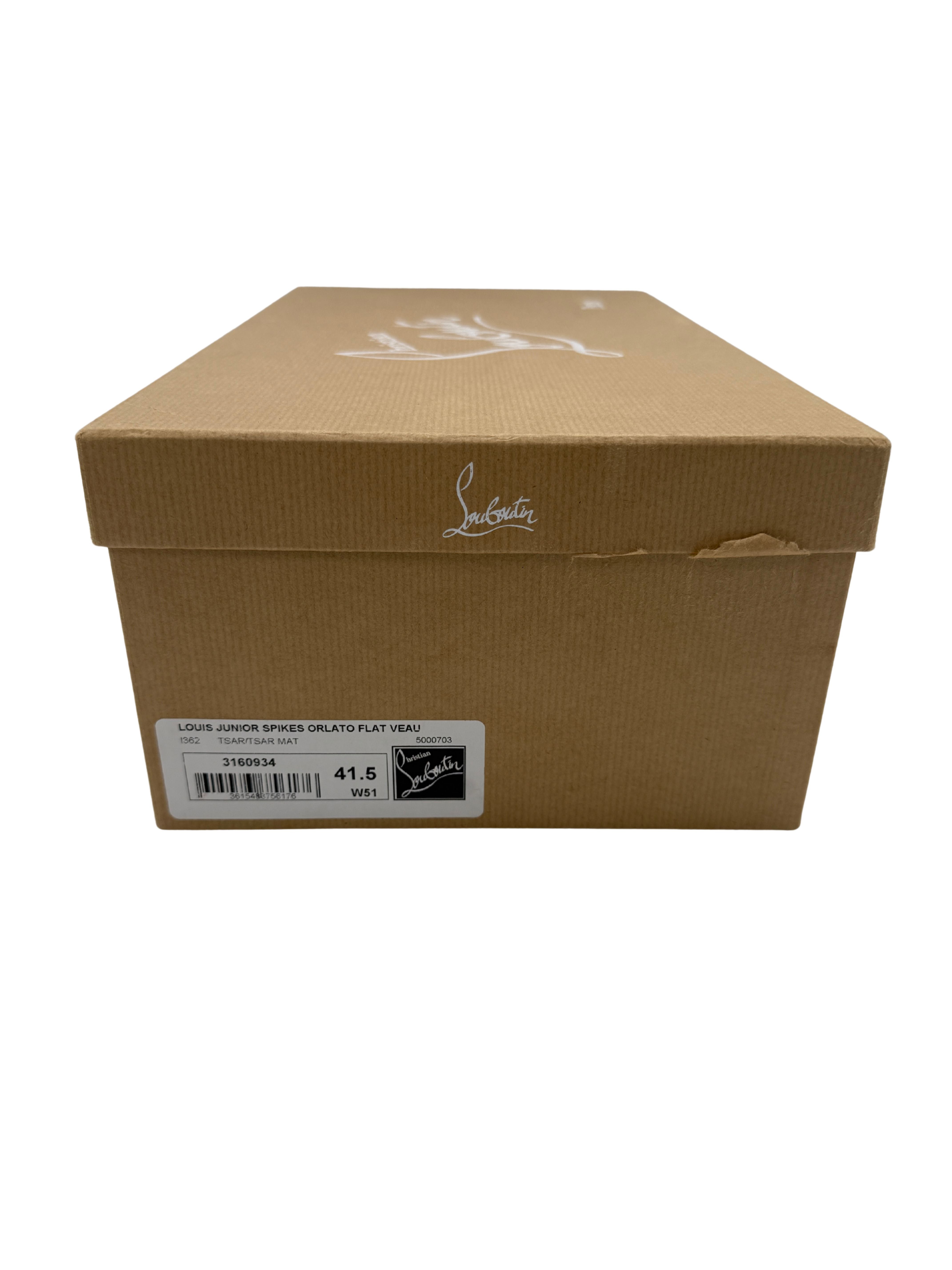 Christian Louboutin Low Spike Suede - Khaki Grey Christian Louboutin
