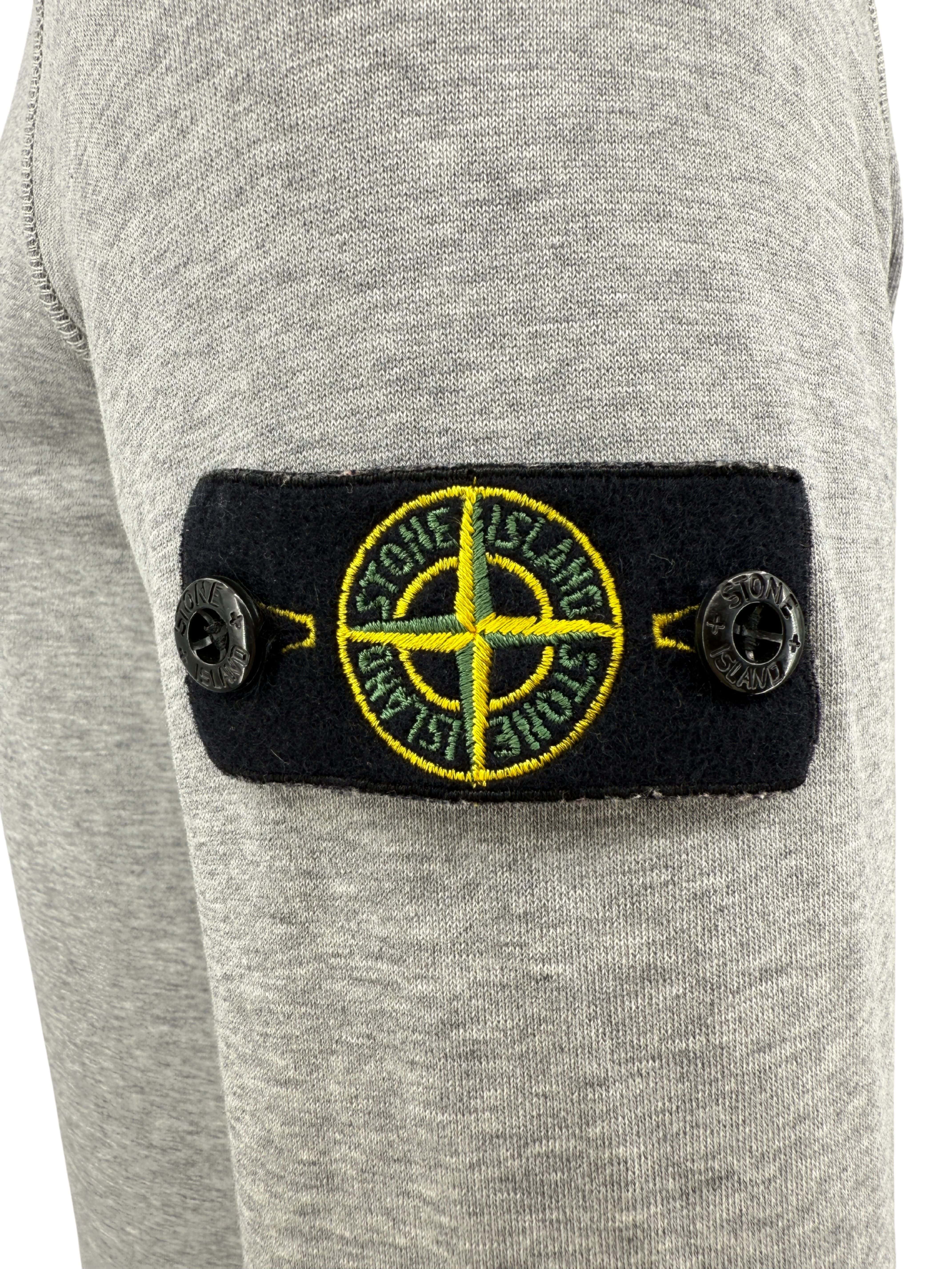 Stone Island Badge Sweatshirt - Grey Stone Island