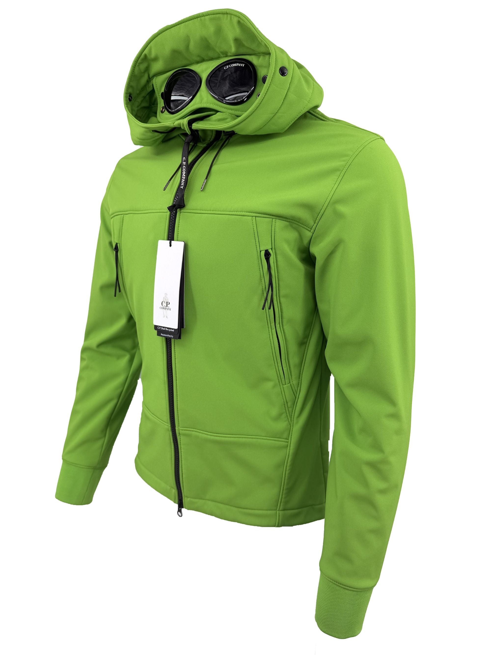CP Company Soft Shell Goggle Jacket - Green (Unused) C.P. Company