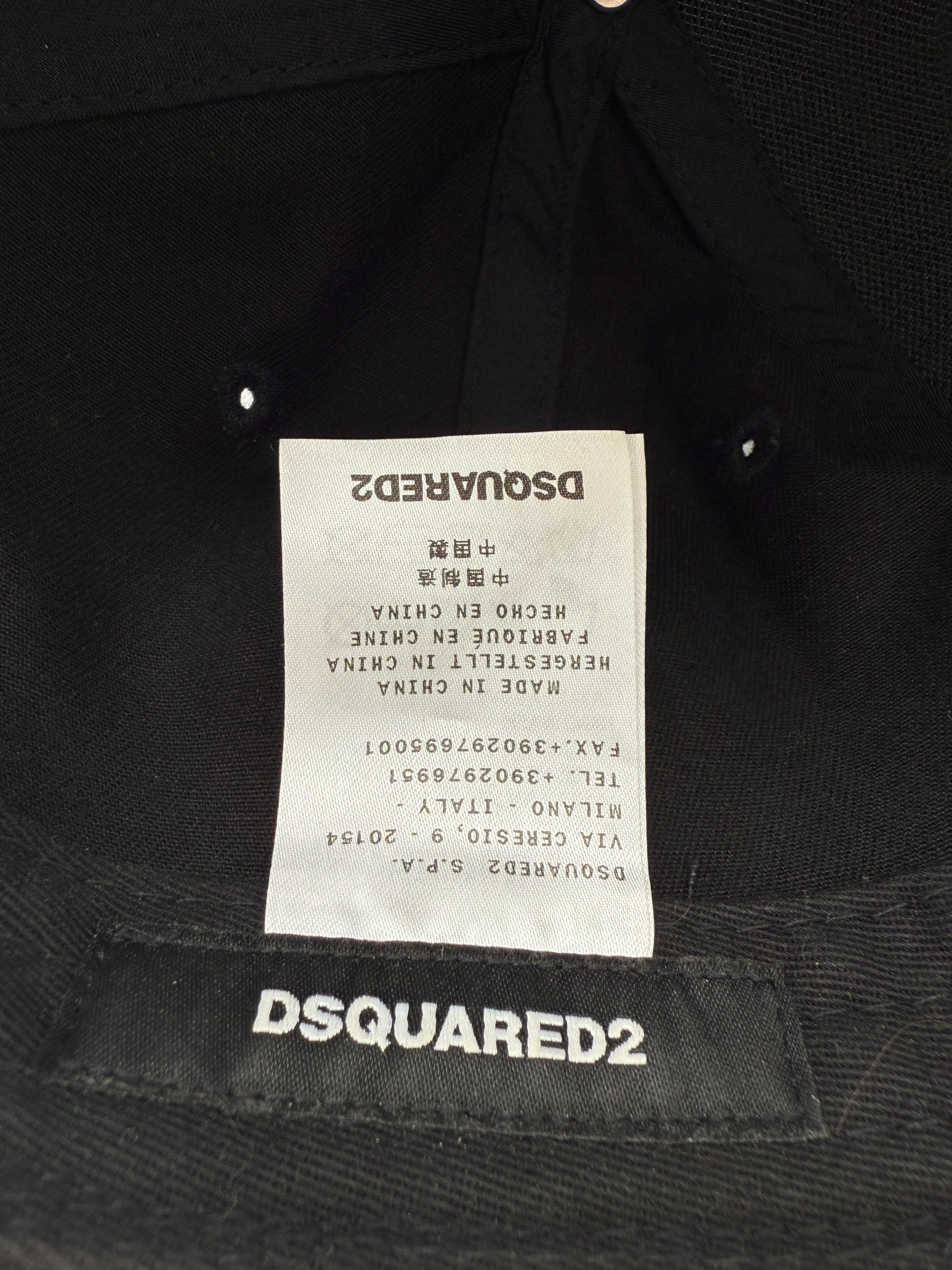 Dsquared2 Canadian Flag Baseball Cap - Black Dsquared2