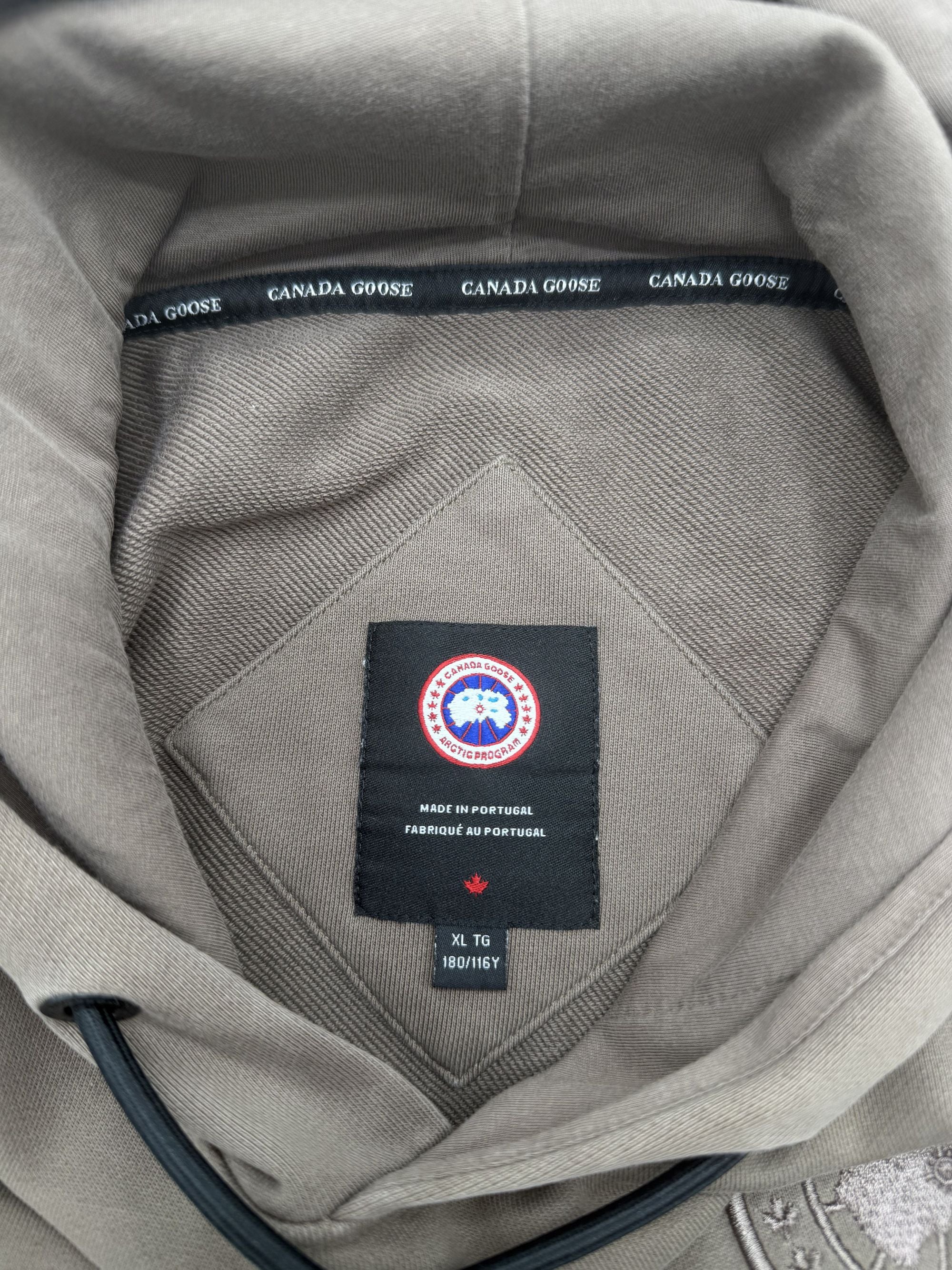Canada Goose Embroidered Hoodie - Brown Canada Goose