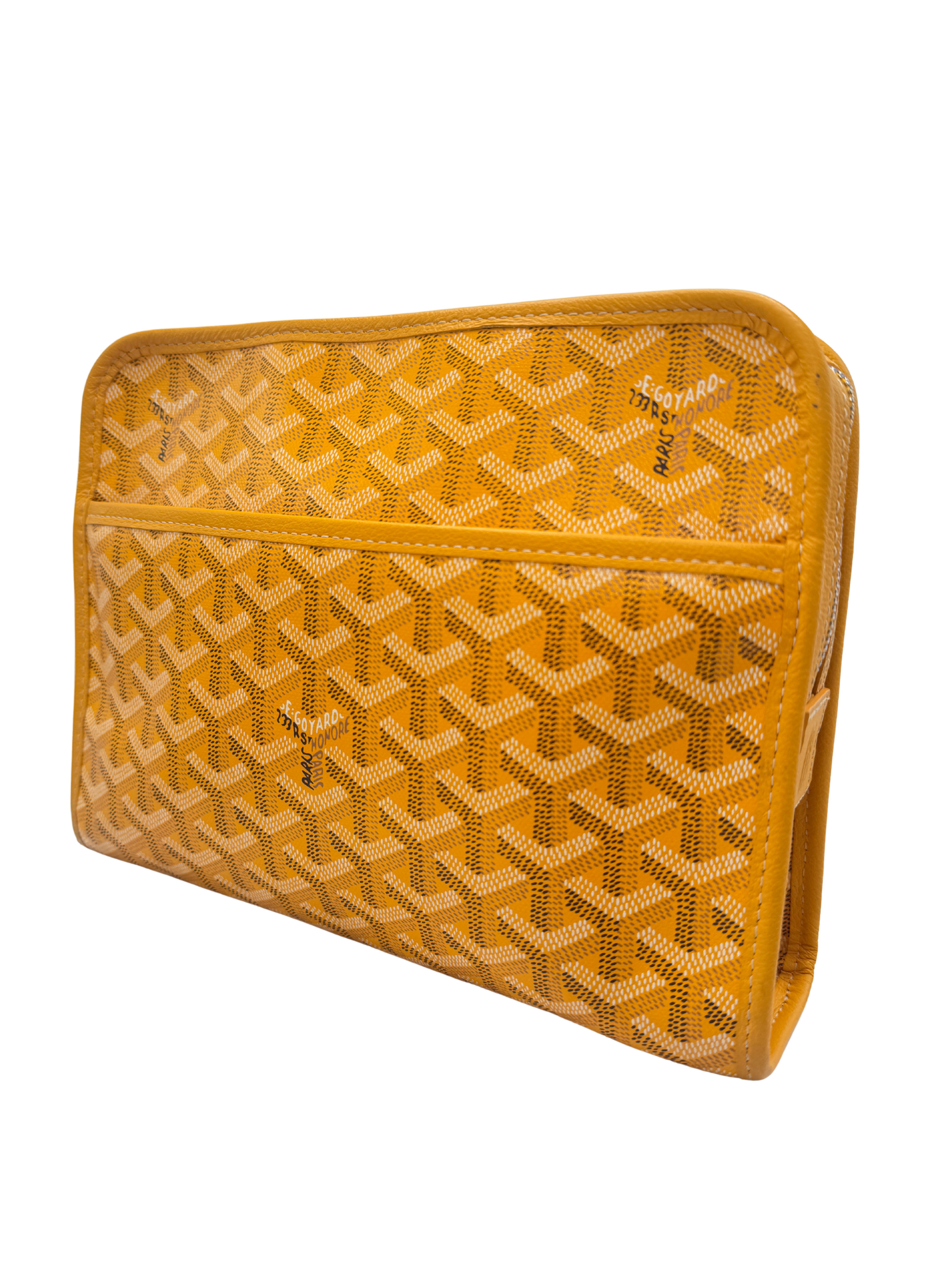 Goyard Jouvence MM Toiletry Bag - Yellow Goyard
