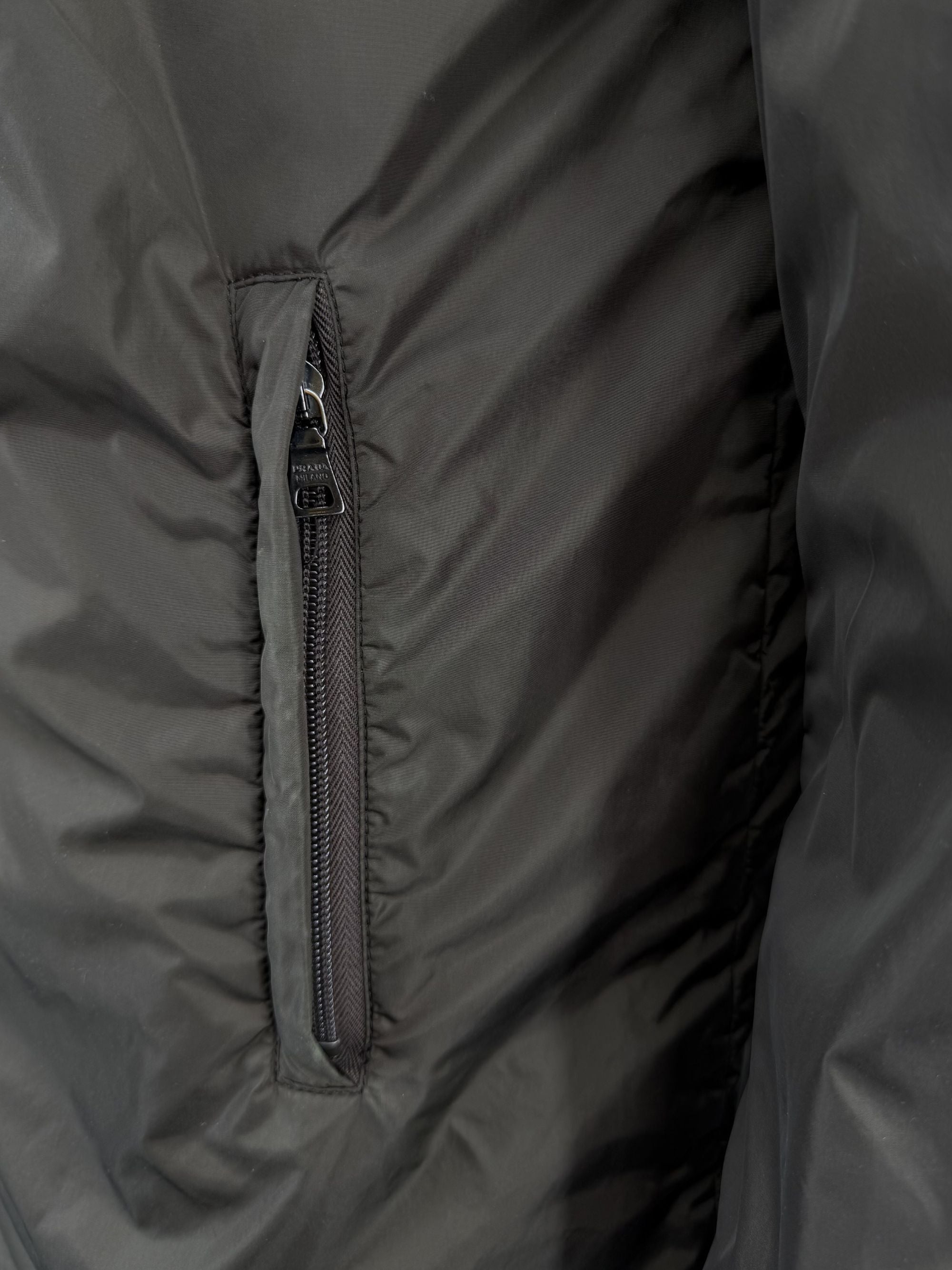 Prada Quilted Down Jacket - Khaki Prada