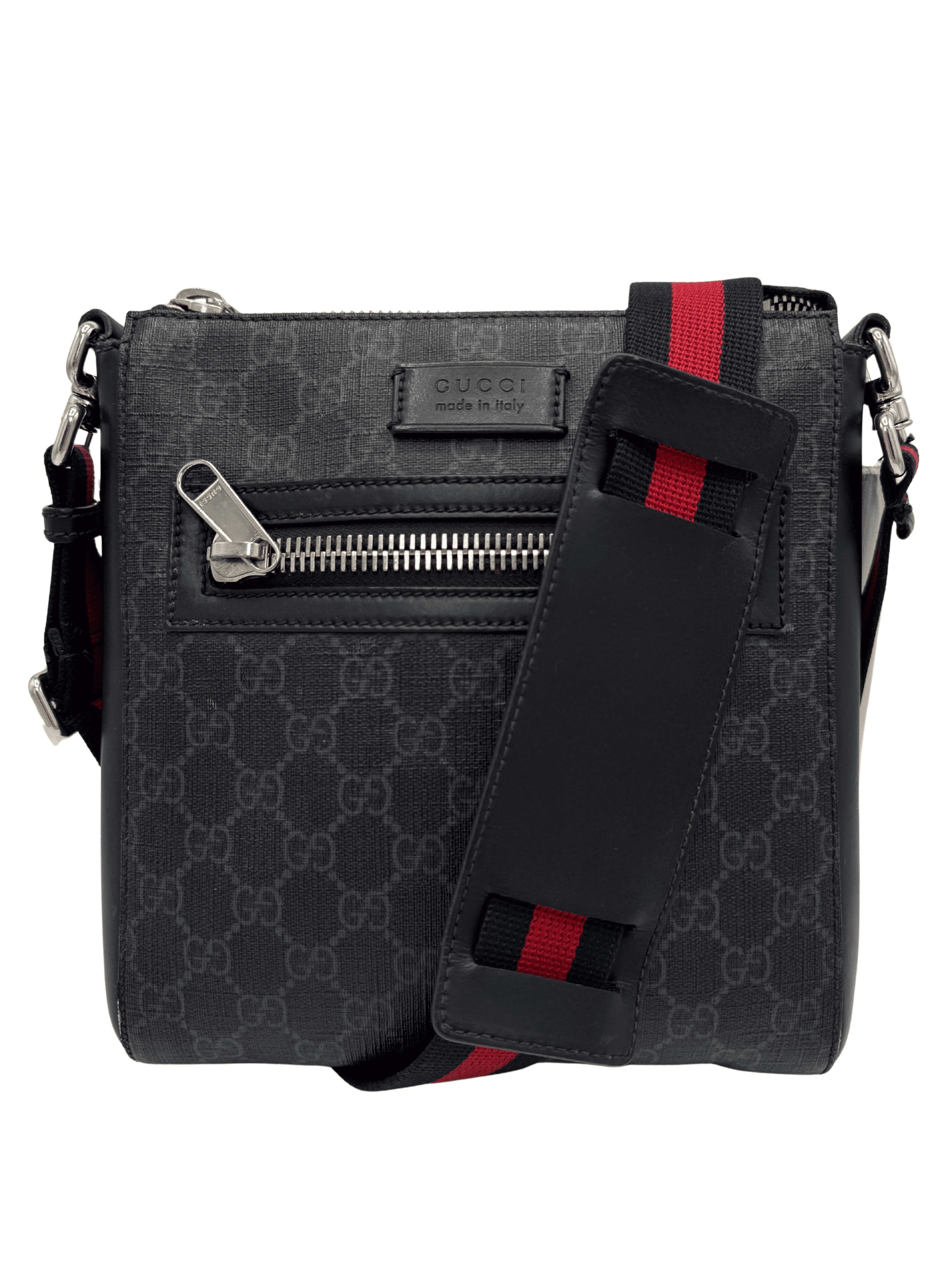 Gucci GG Supreme Messenger Bag - Grey Gucci