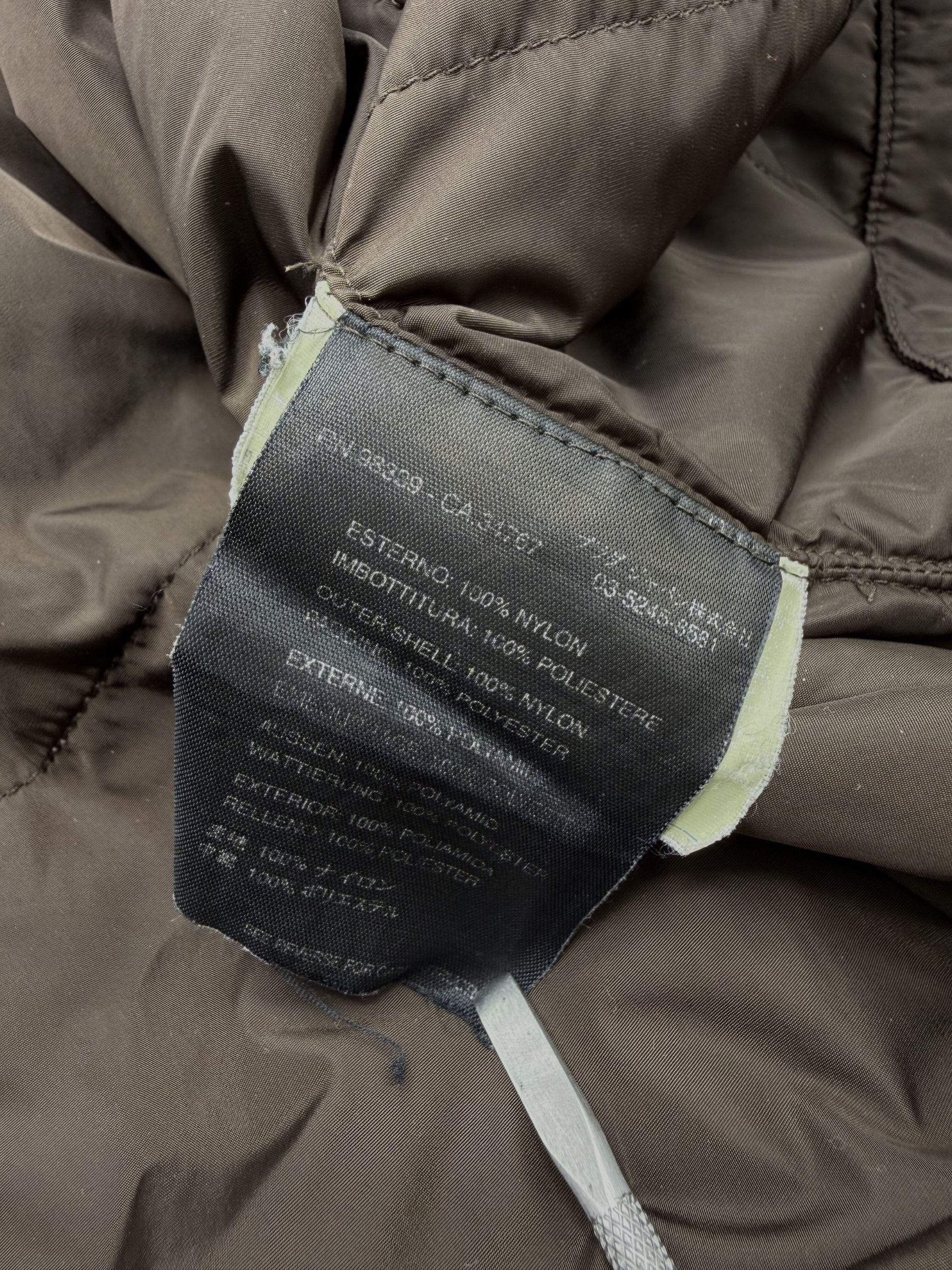 Prada Quilted Down Jacket - Khaki Prada