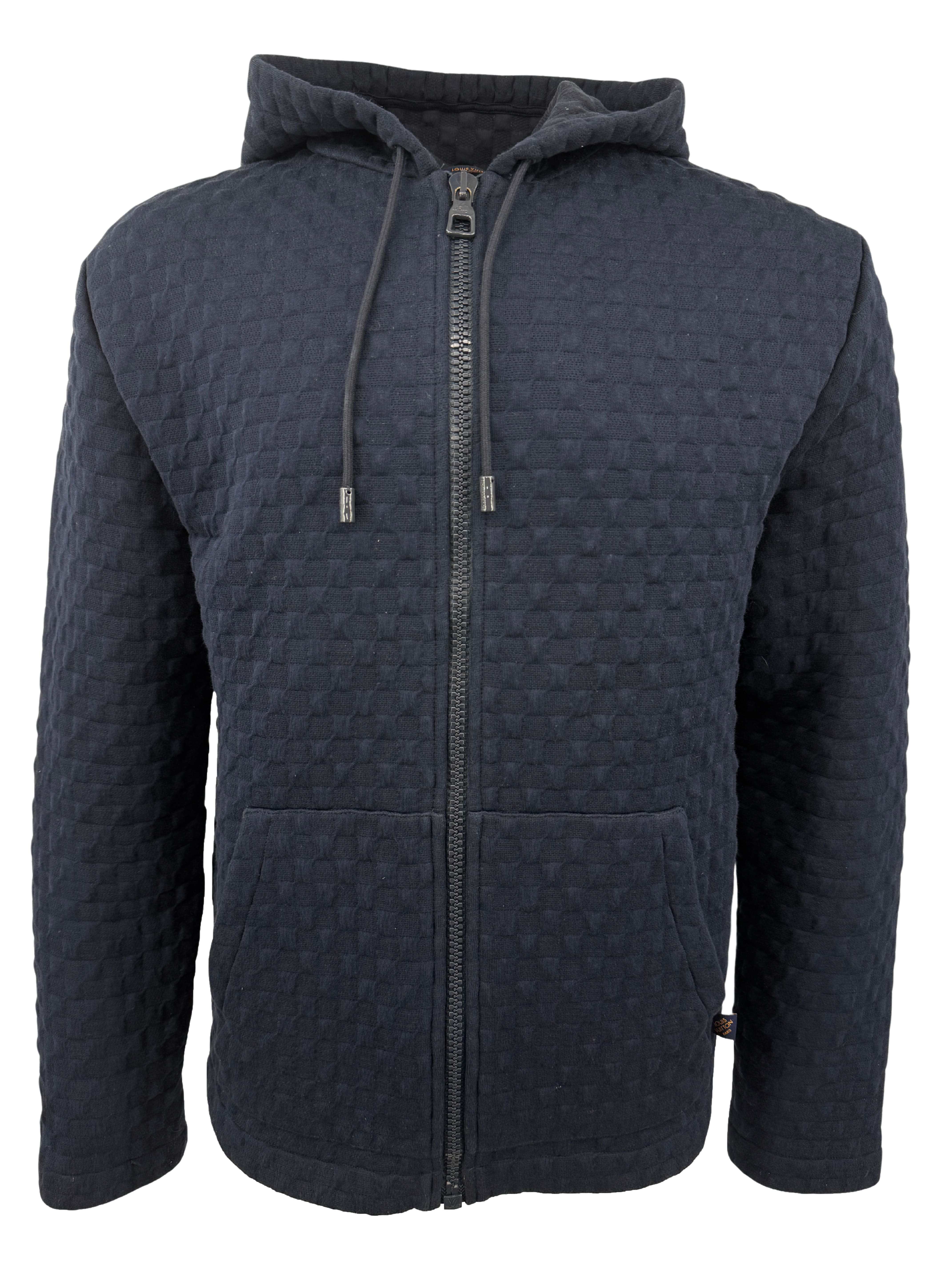 Louis Vuitton Damier Zip-Up Hoodie - Navy Louis Vuitton