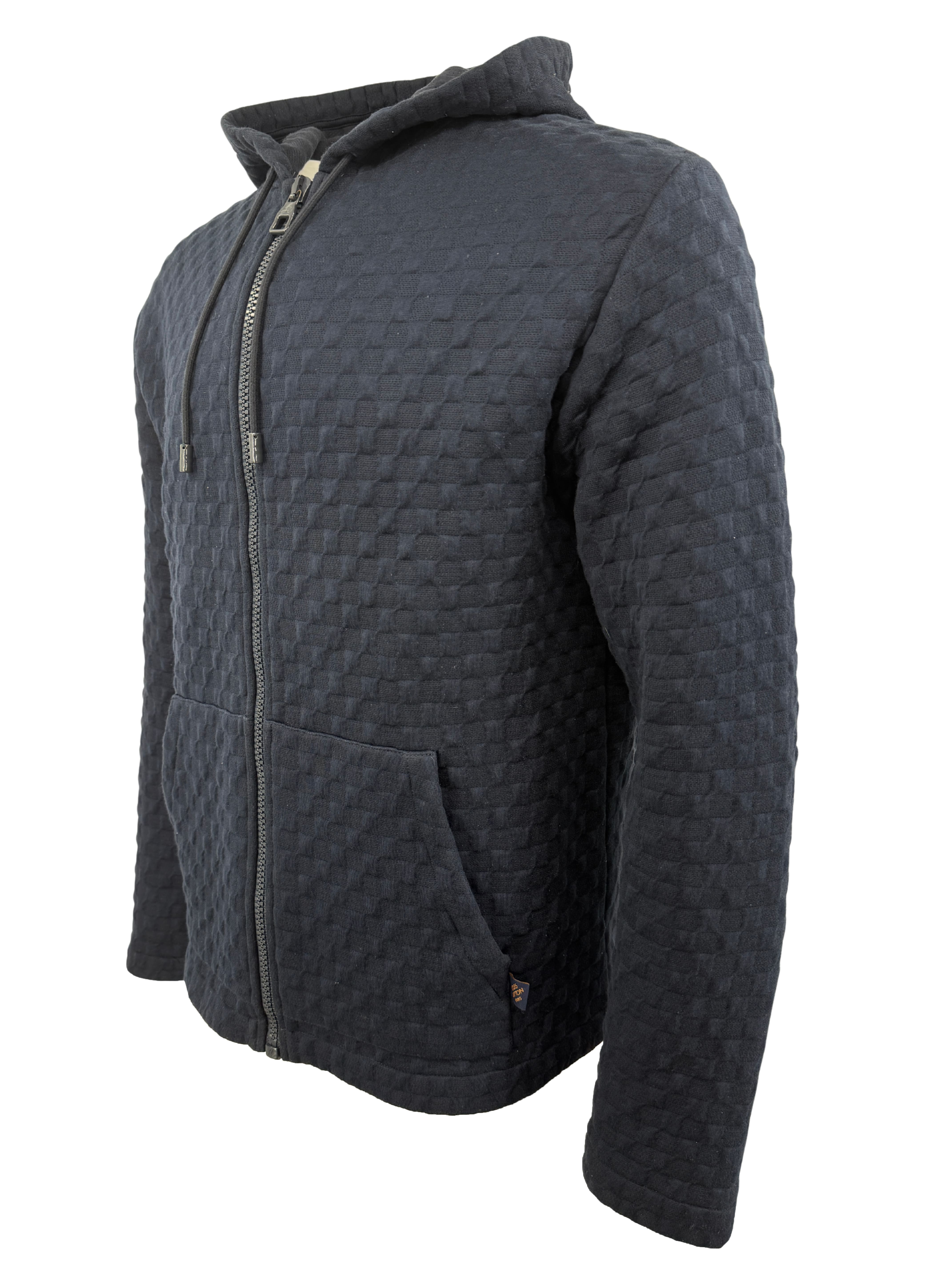 Louis Vuitton Damier Zip-Up Hoodie - Navy Louis Vuitton