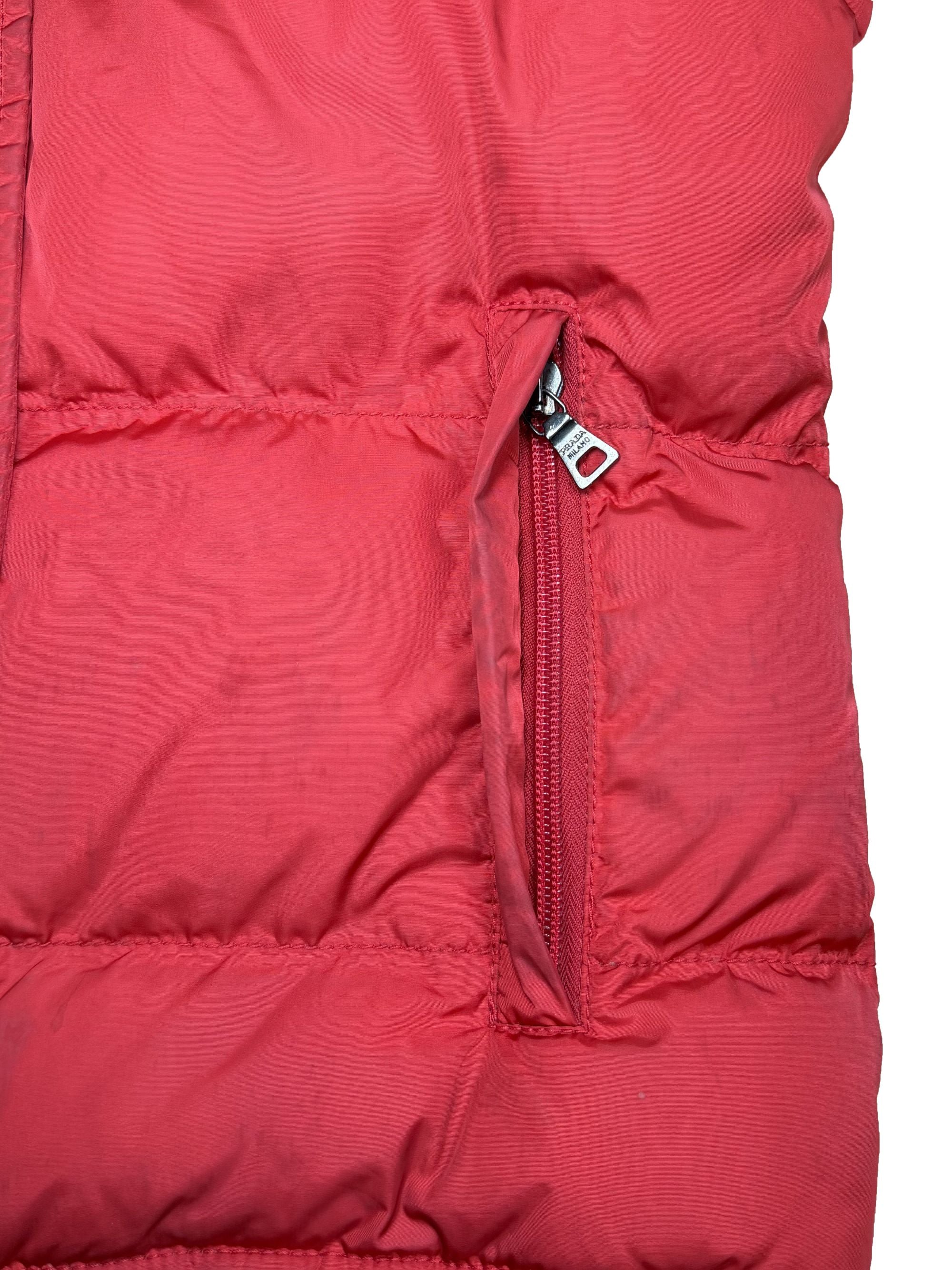 Prada Down Gilet - Red Prada