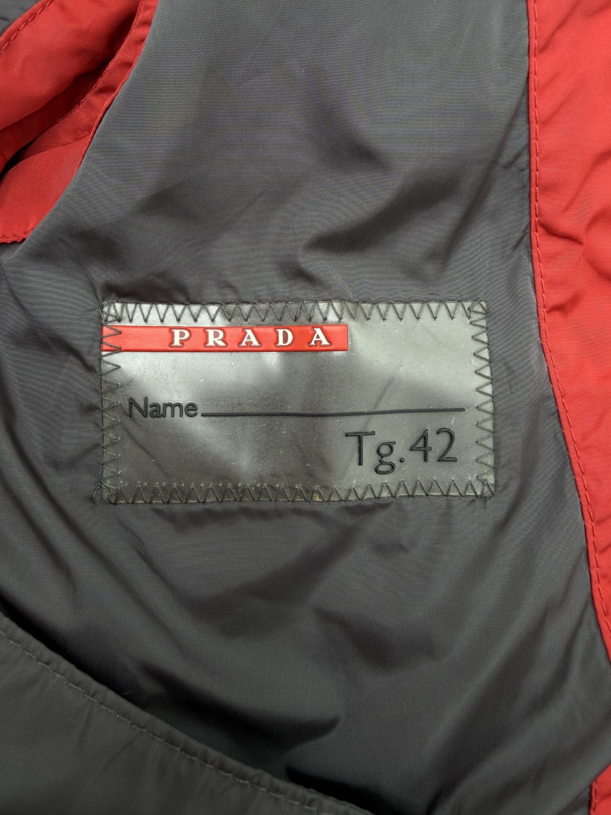 Prada Down Gilet - Red Prada