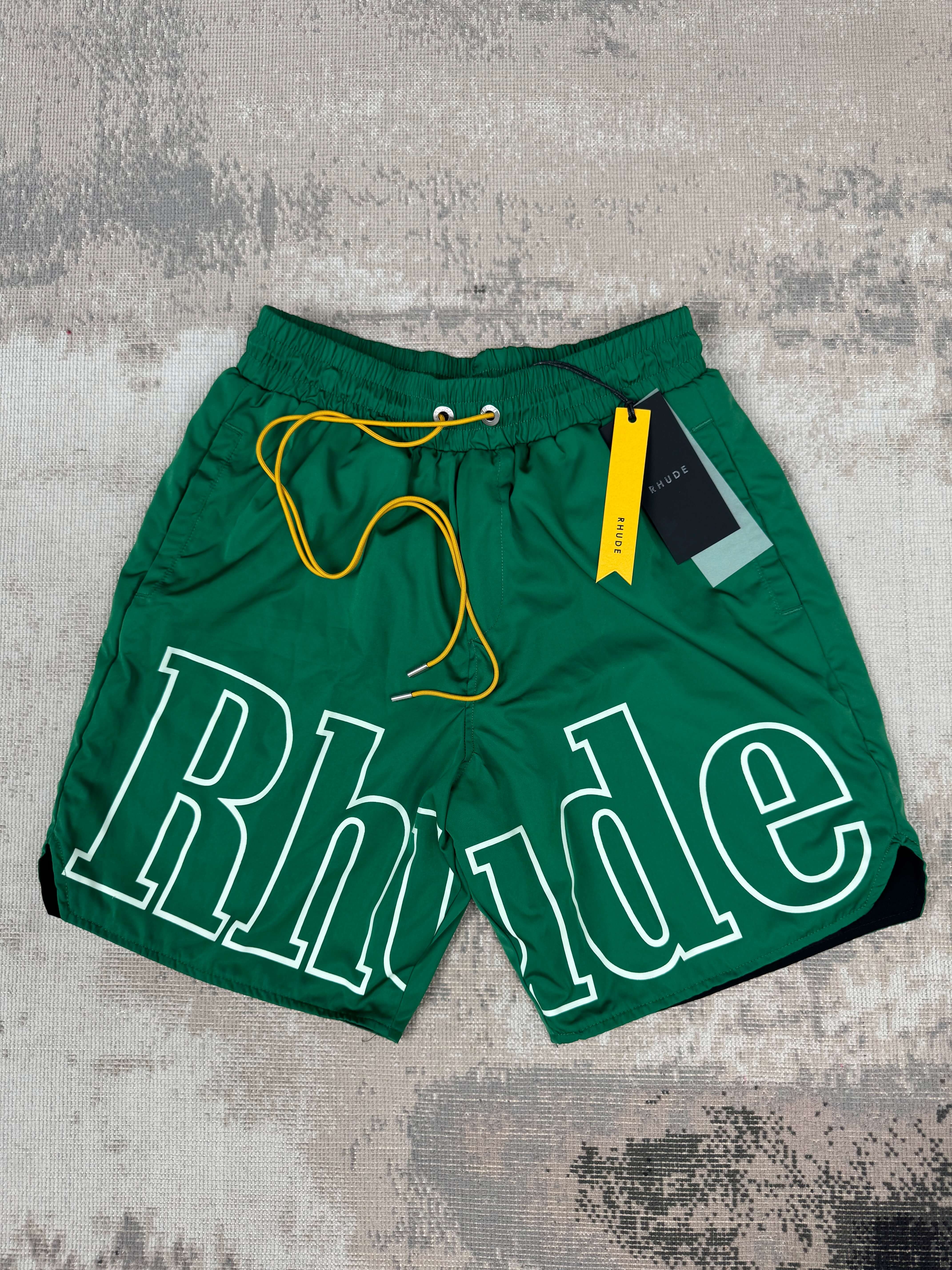 Rhude Logo-Printed Swim Shorts (Unused) Rhude