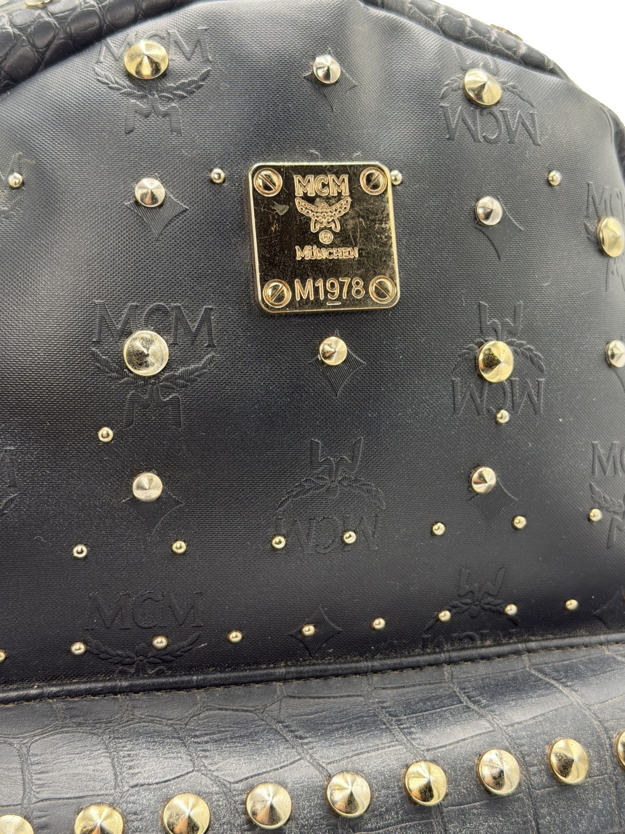 MCM Zip Backpack - Black MCM