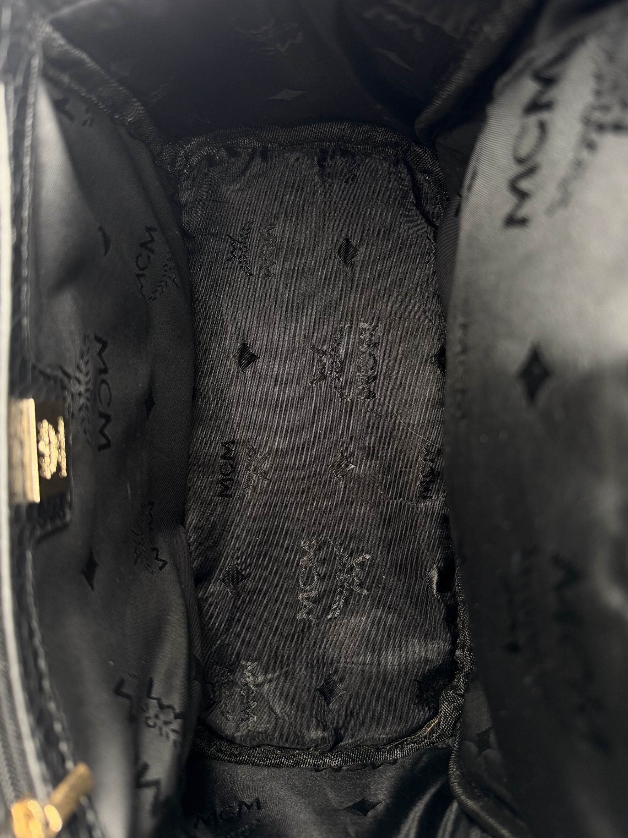 MCM Zip Backpack - Black MCM