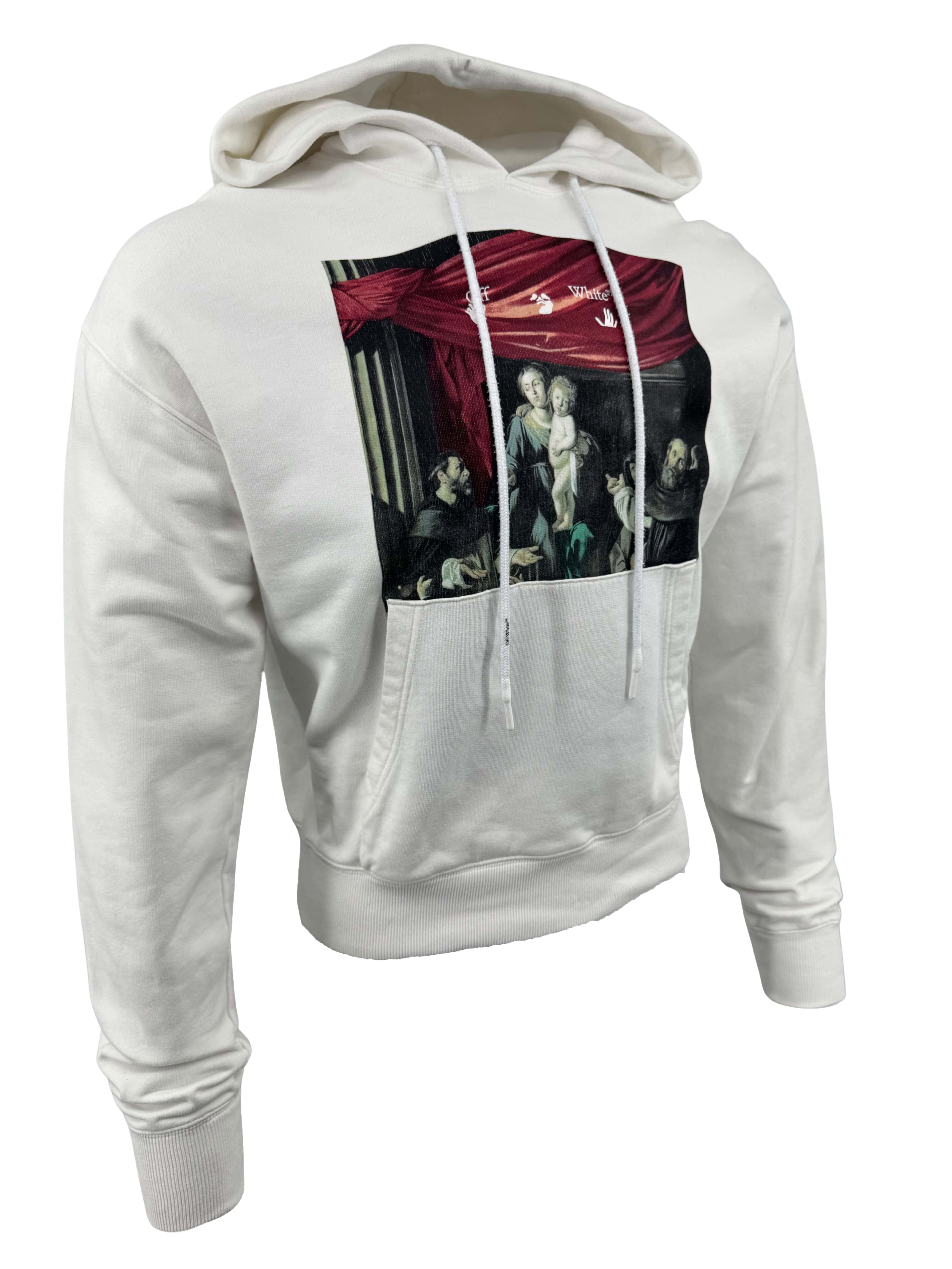 Off-White Caravaggio Arrows Hoodie - White Off-White