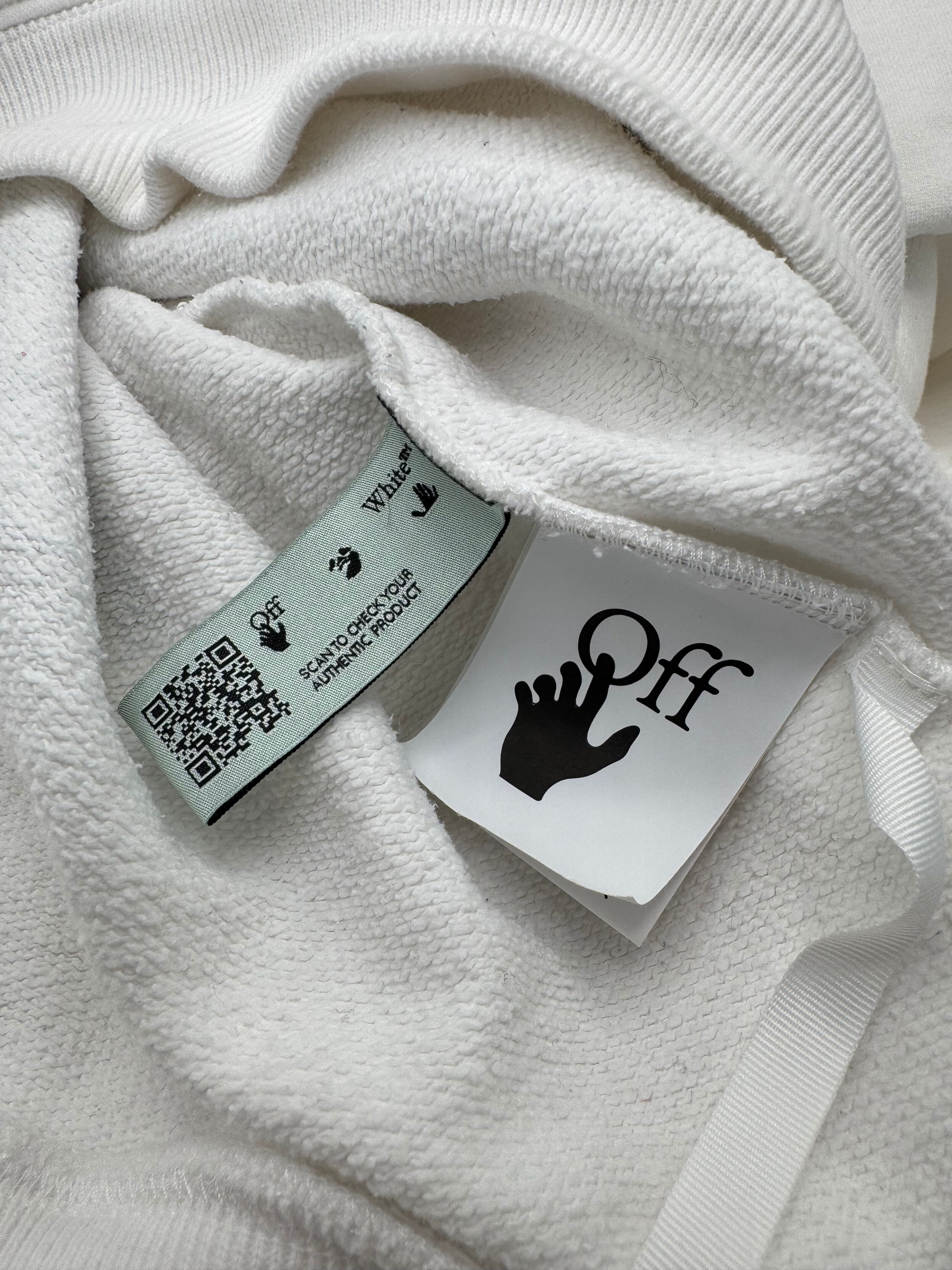 Off-White Caravaggio Arrows Hoodie - White Off-White