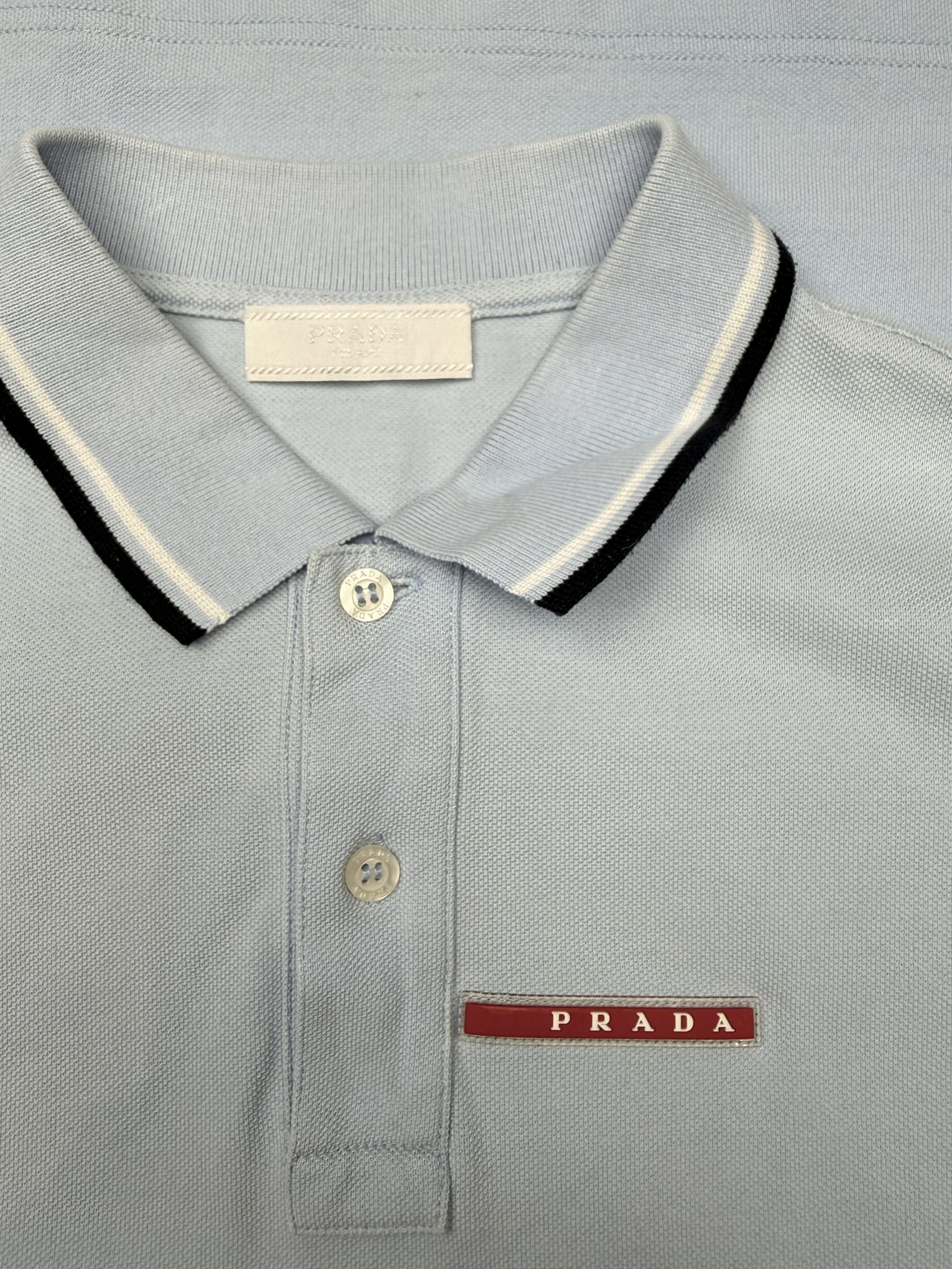 Prada Logo Polo - Blue Prada