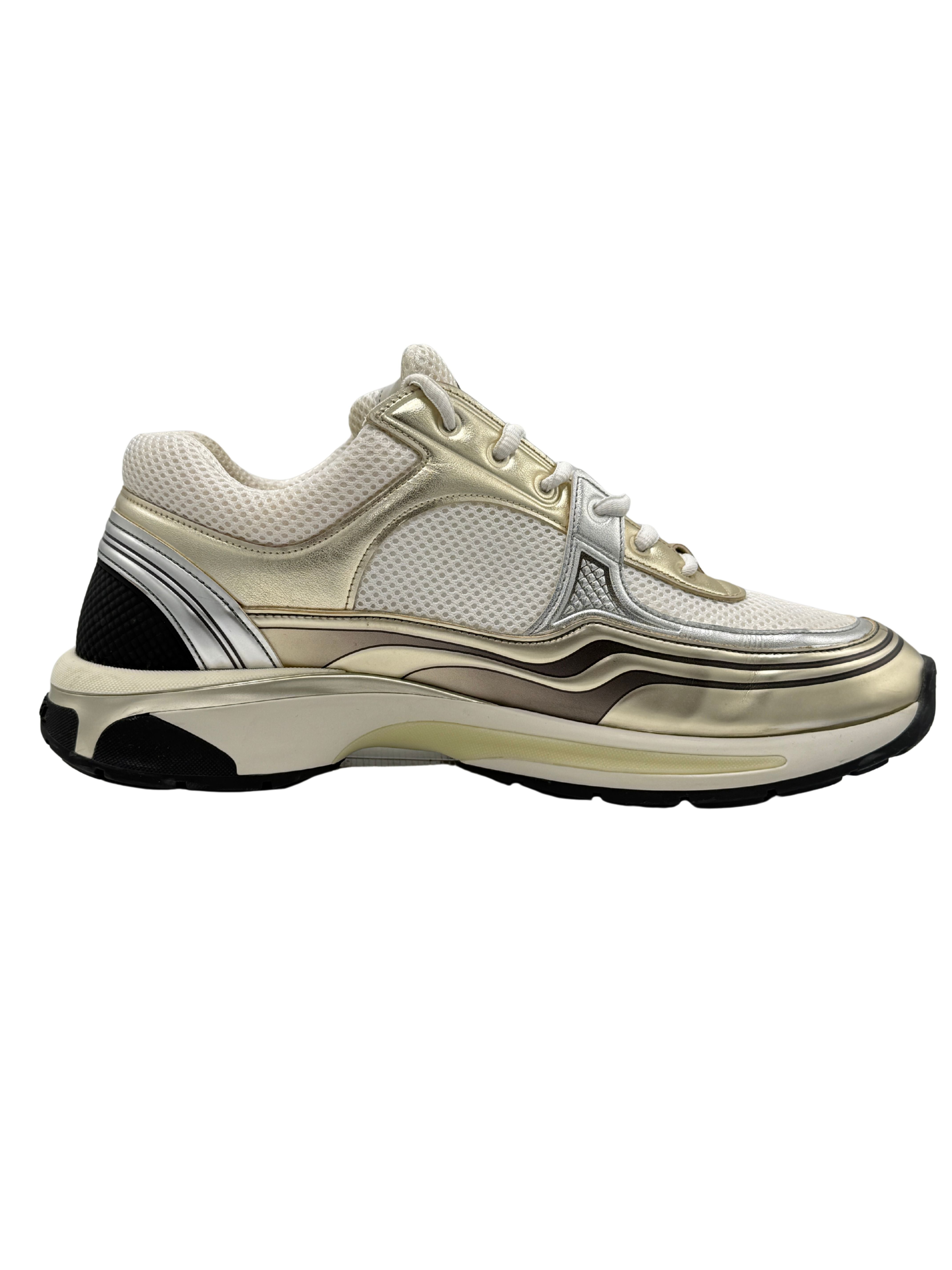 Chanel CC Runner Trainer - Gold Chanel